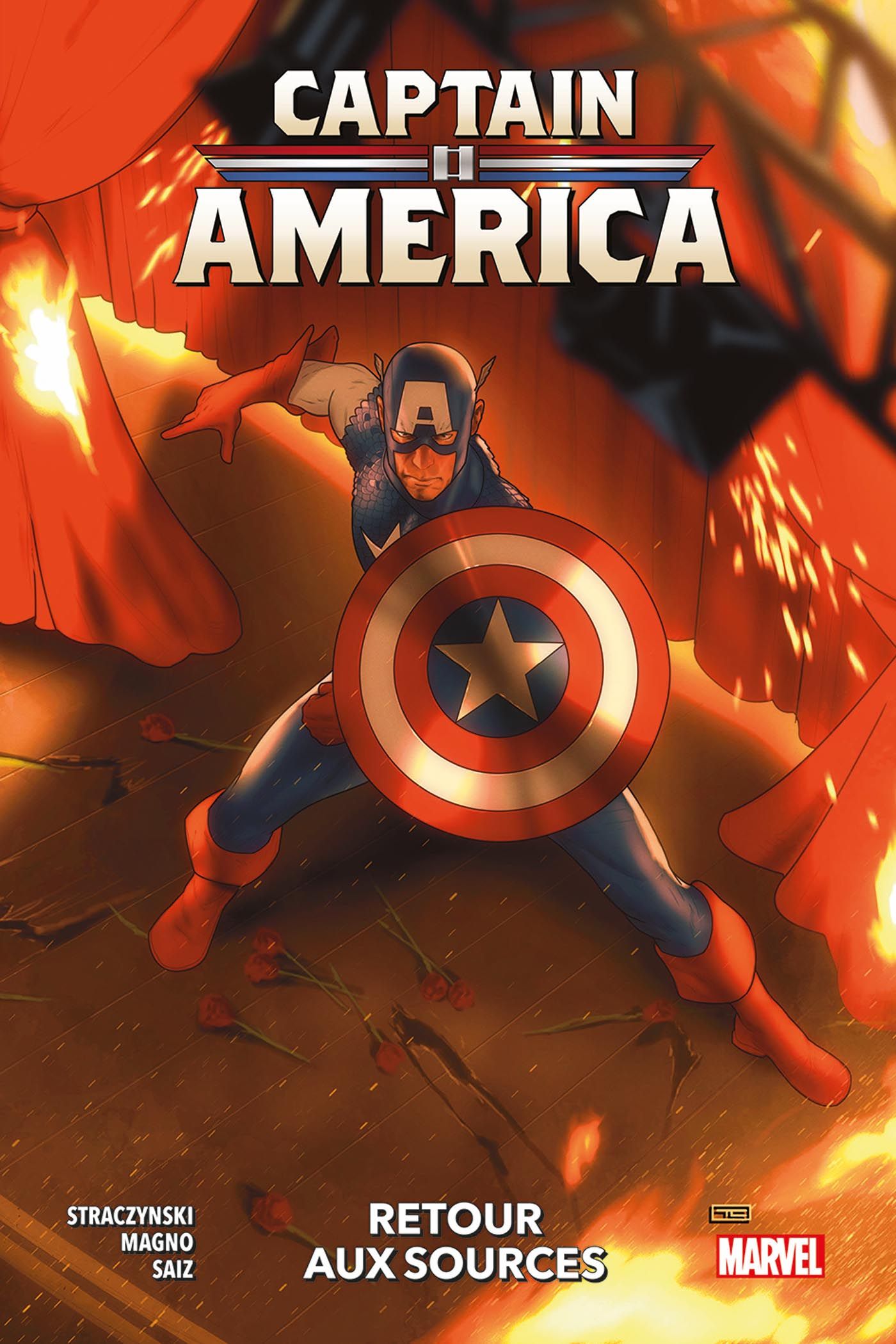  Captain America T2 : Retour aux sources (0), comics chez Panini Comics de Straczynski, Saiz, Magno, Grundetjern, Hollingsworth, Clarke