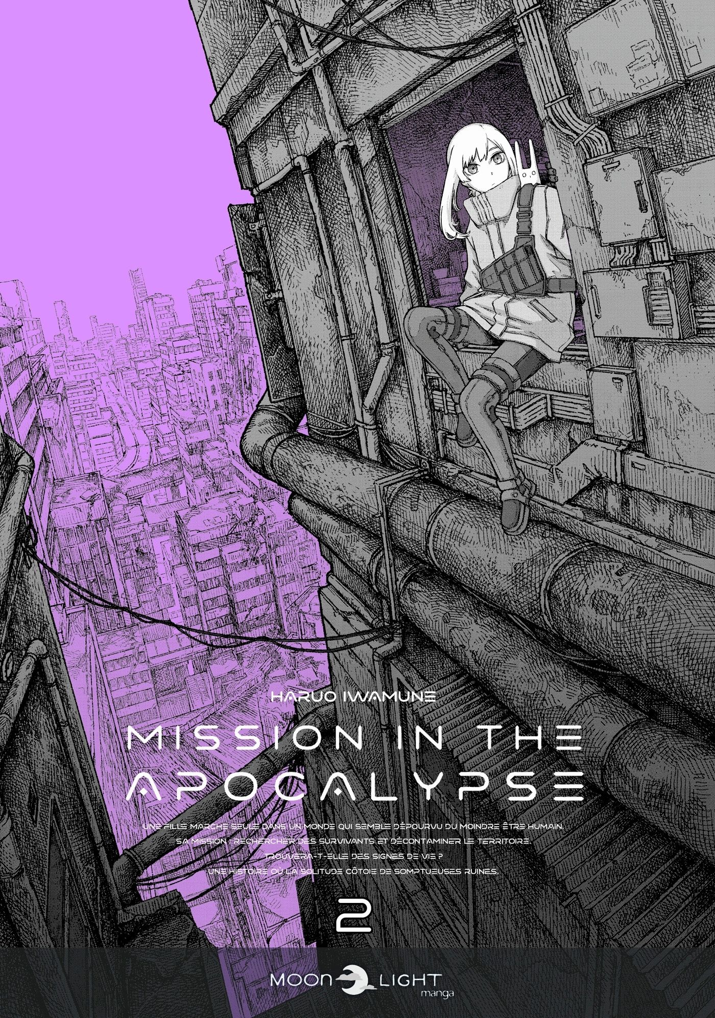  Mission in the apocalypse T2, manga chez Delcourt Tonkam de Iwamune