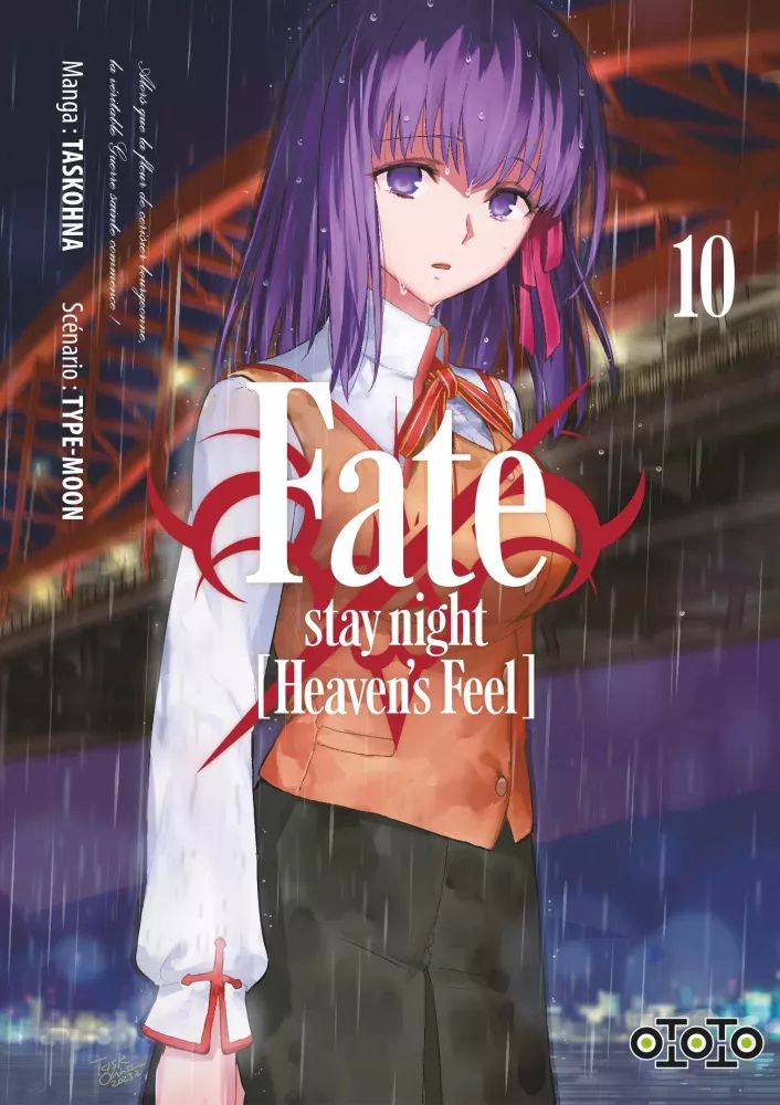  Fate stay night [Heaven’s feel] T10, manga chez Ototo de Type-moon, Taskohna