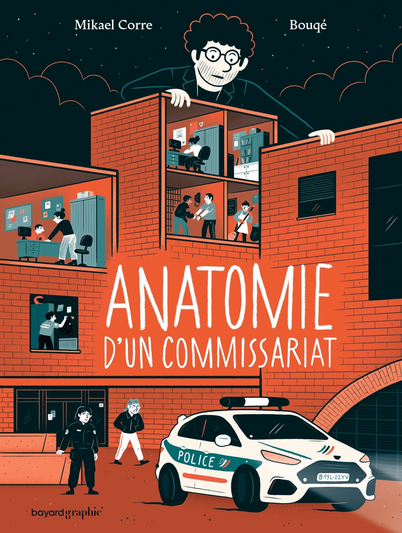 Anatomie d'un commissariat, bd chez Bayard de Corre, Bouqé