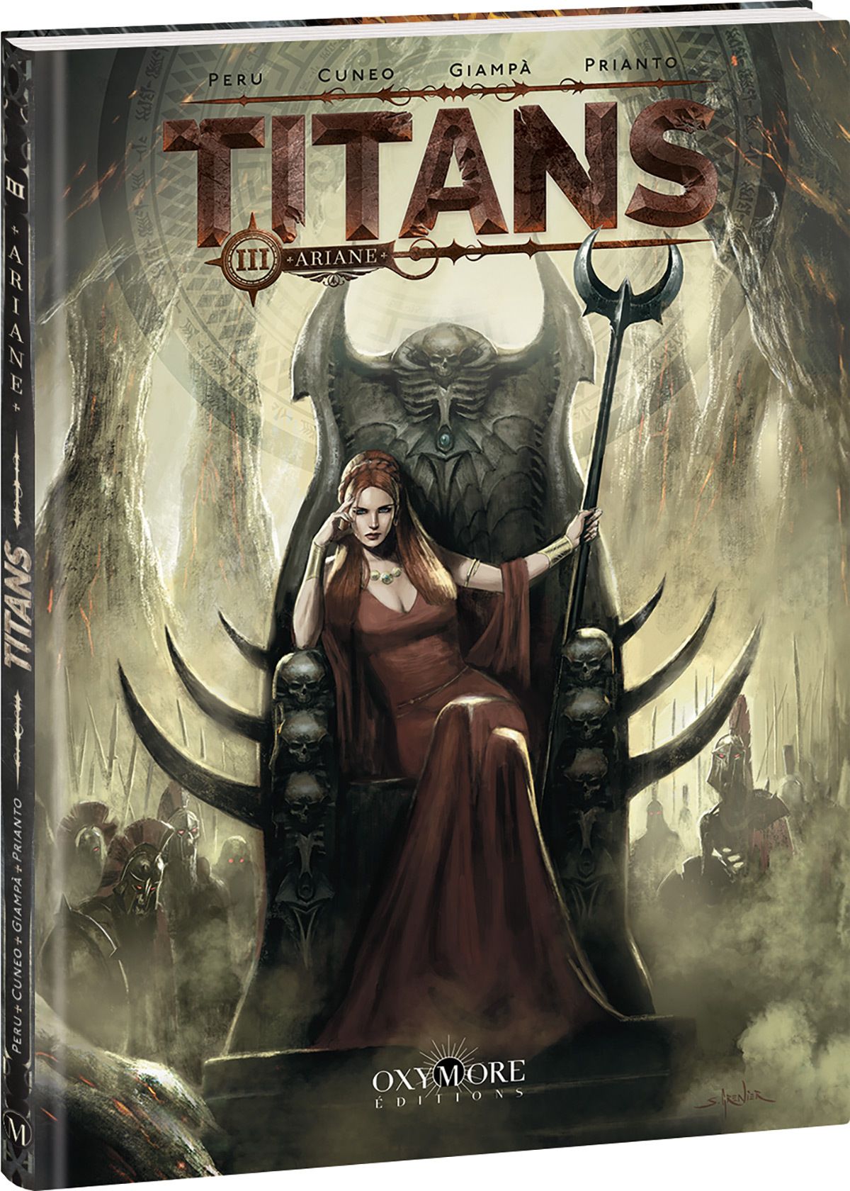  Titans T3 : Ariane (0), bd chez Oxymore de Peru, Giampa, Prianto