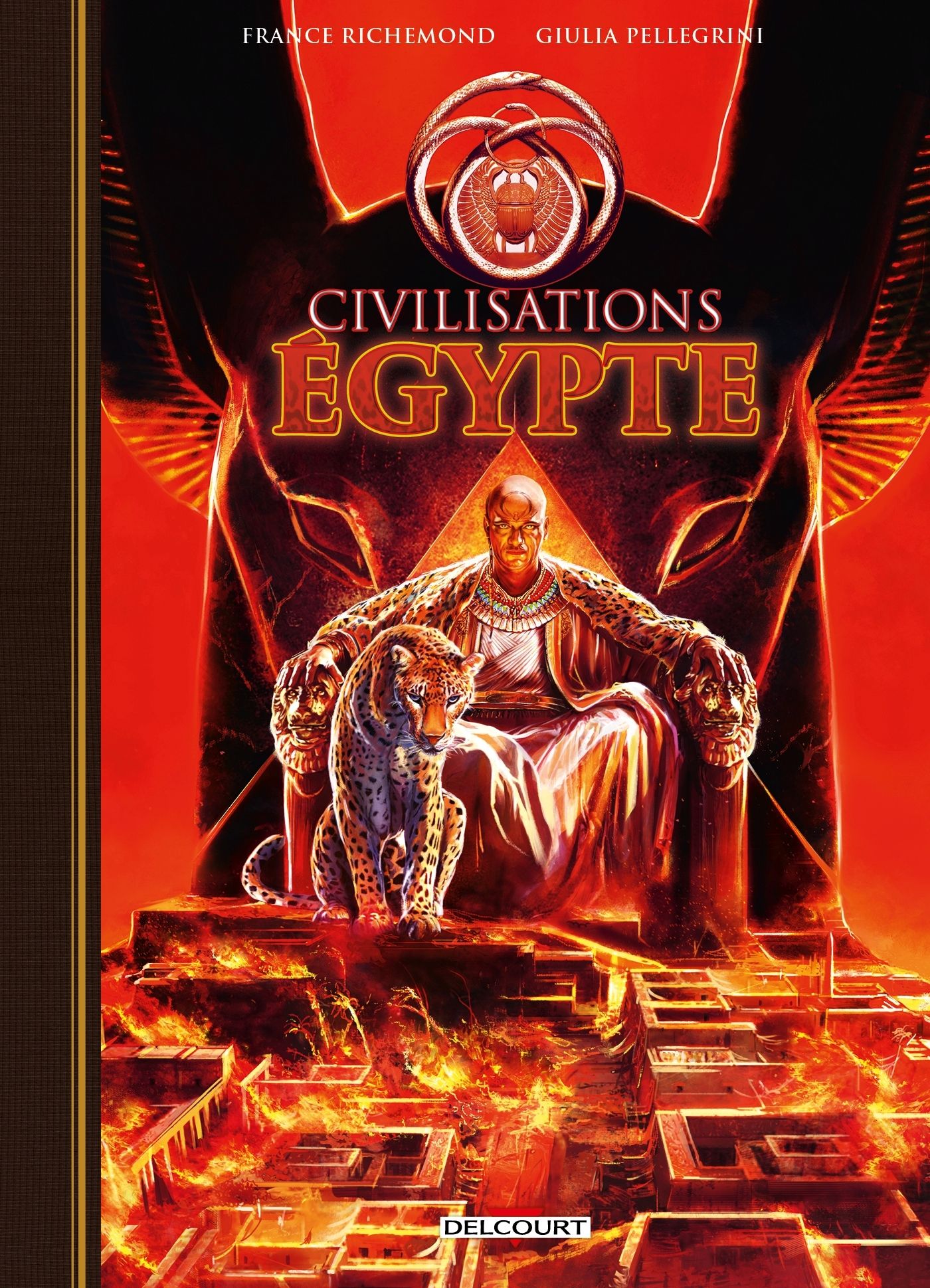  Civilisations T2 : Egypte (0), bd chez Delcourt de Richemond, Pellegrini, Gonzalbo