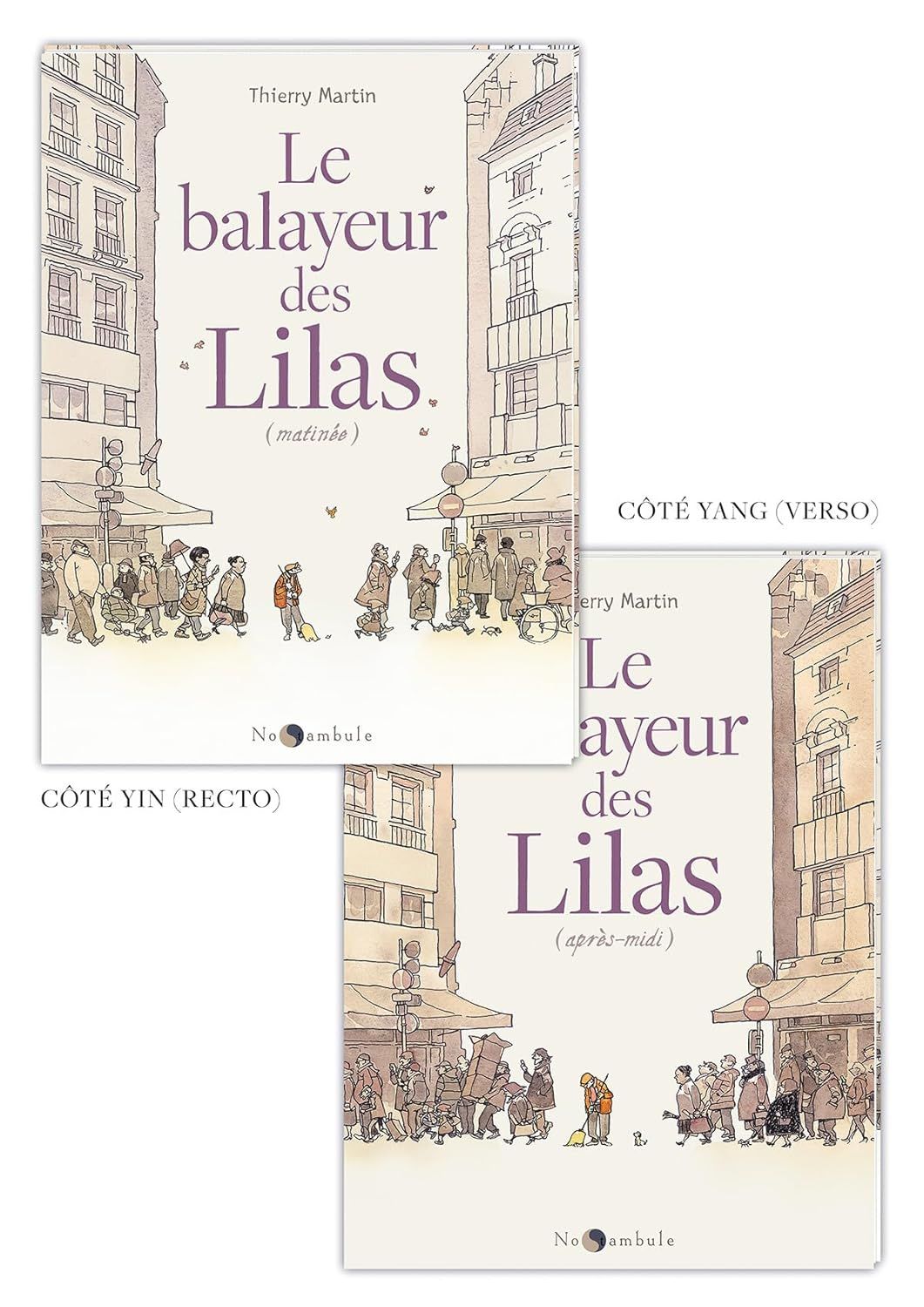 Le Balayeur des lilas, bd chez Oxymore de Martin