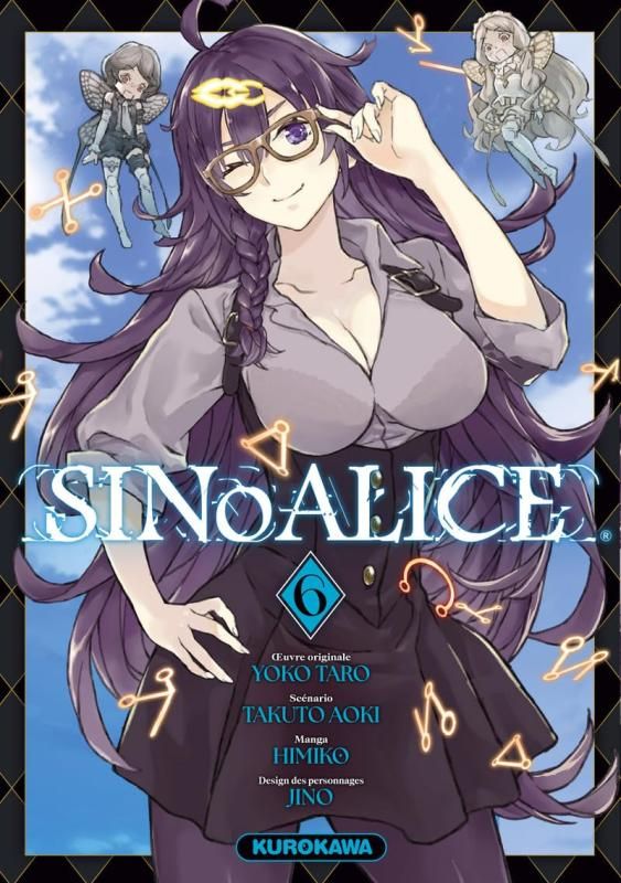  SINoAlice T6, manga chez Kurokawa de Takuto, Yoko, Jino, Himiko