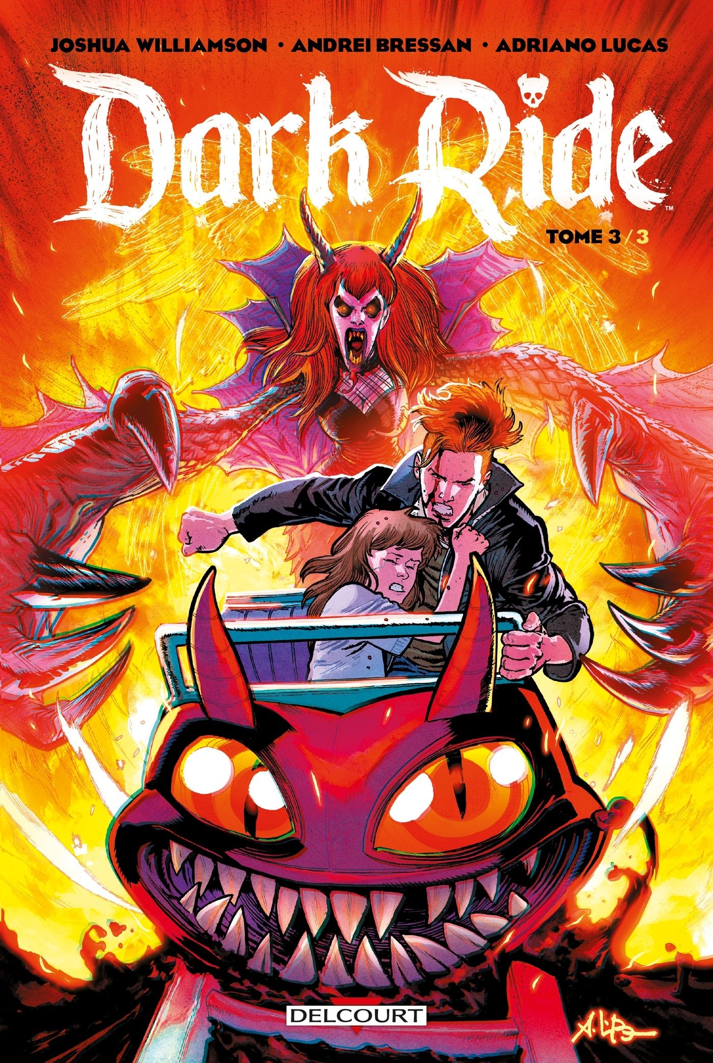  Dark Ride T3, comics chez Delcourt de Williamson, Bressan, Lucas