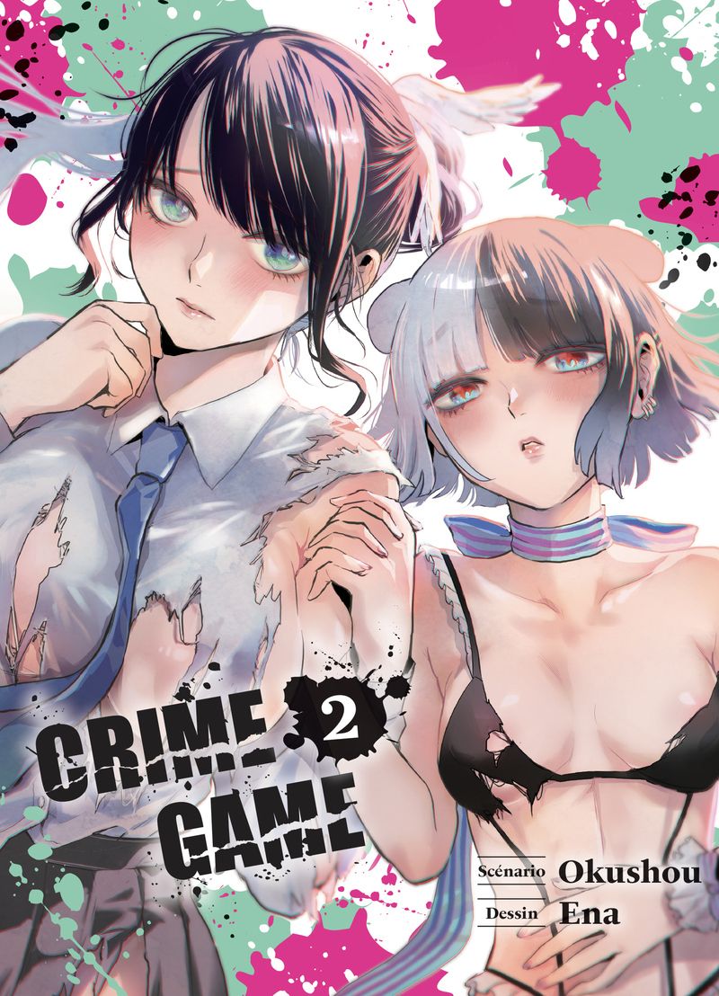  Crime game T2, manga chez Komikku éditions de Okushou, ENA