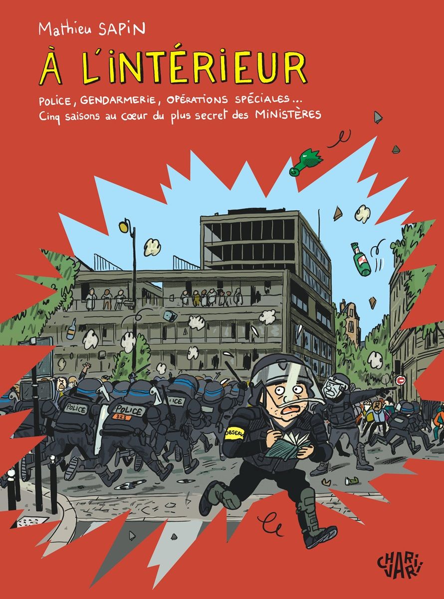 À l'intérieur, bd chez Dargaud de Sapin, Sapin
