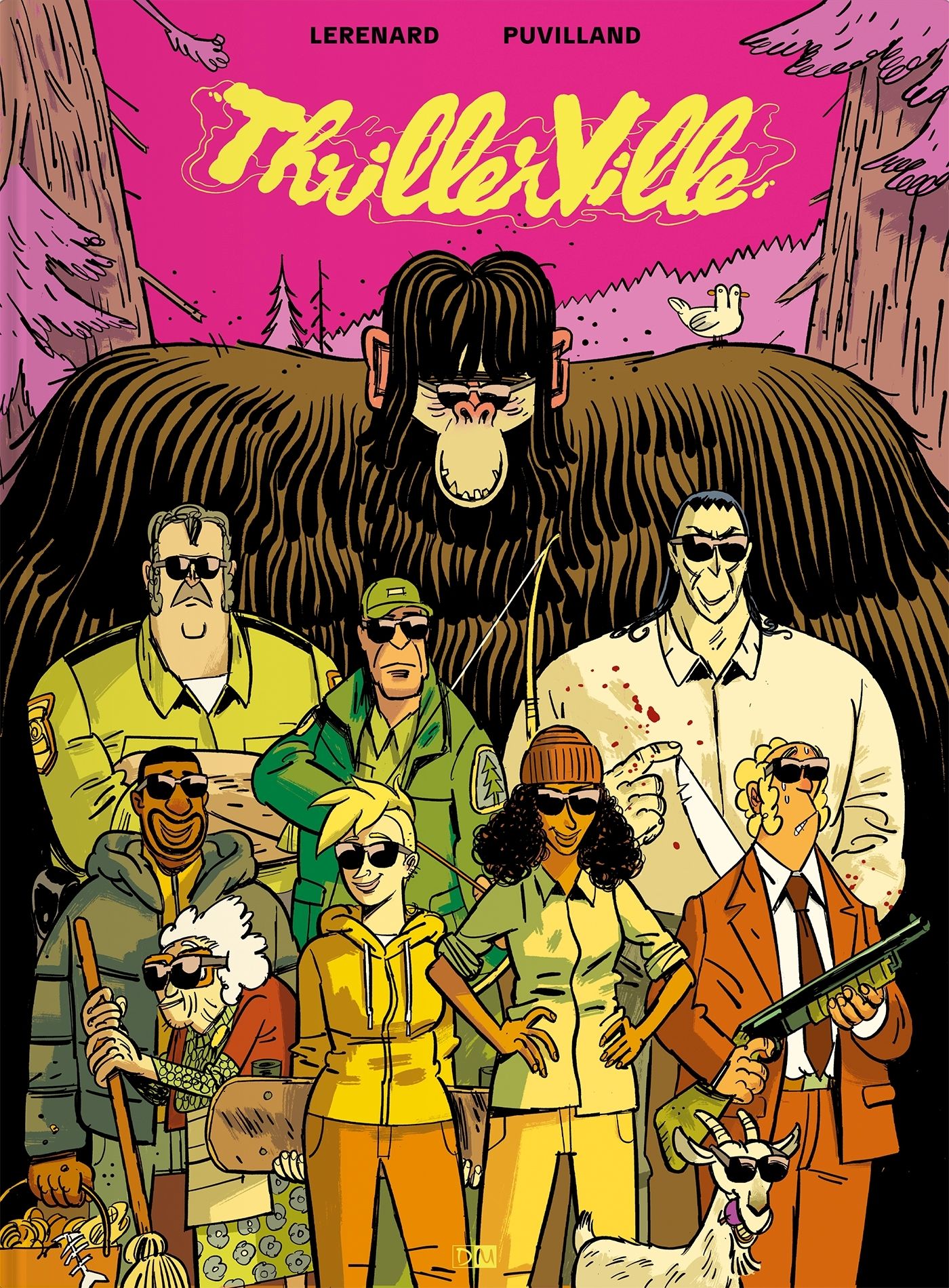 Thrillerville, bd chez Daniel Maghen de Lerenard, Puvilland, Croix