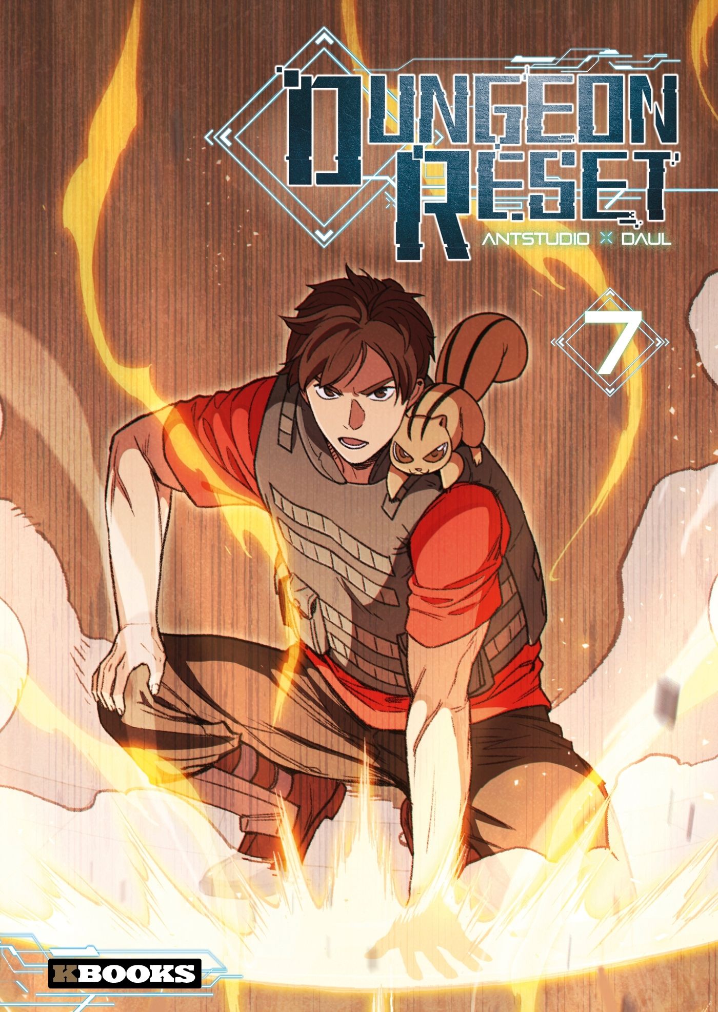  Dungeon reset T7, manga chez Delcourt Tonkam de Ant Studio, Daull