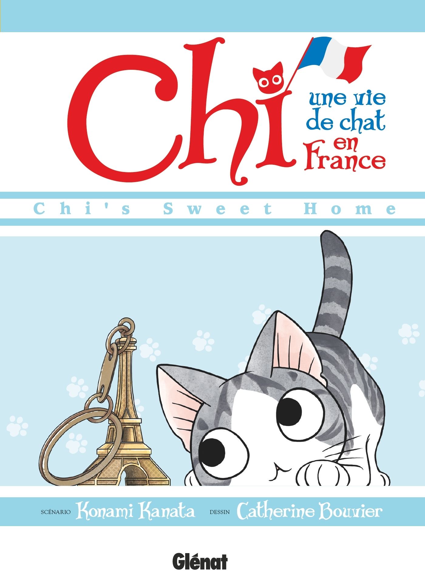 Chi  - une vie de chat en France, manga chez Glénat de Konami, Bouvier