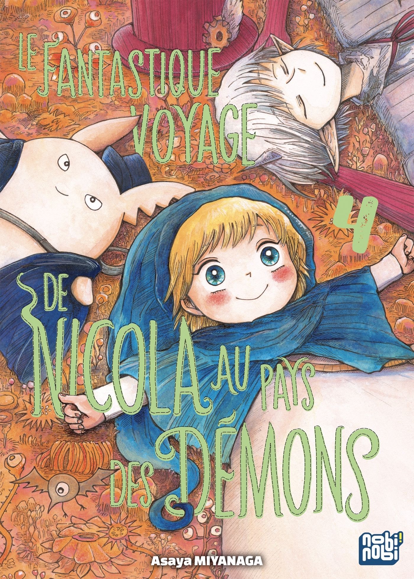 Le Fantastique voyage de Nicola au pays des démons T4, manga chez Nobi Nobi! de Miyanaga