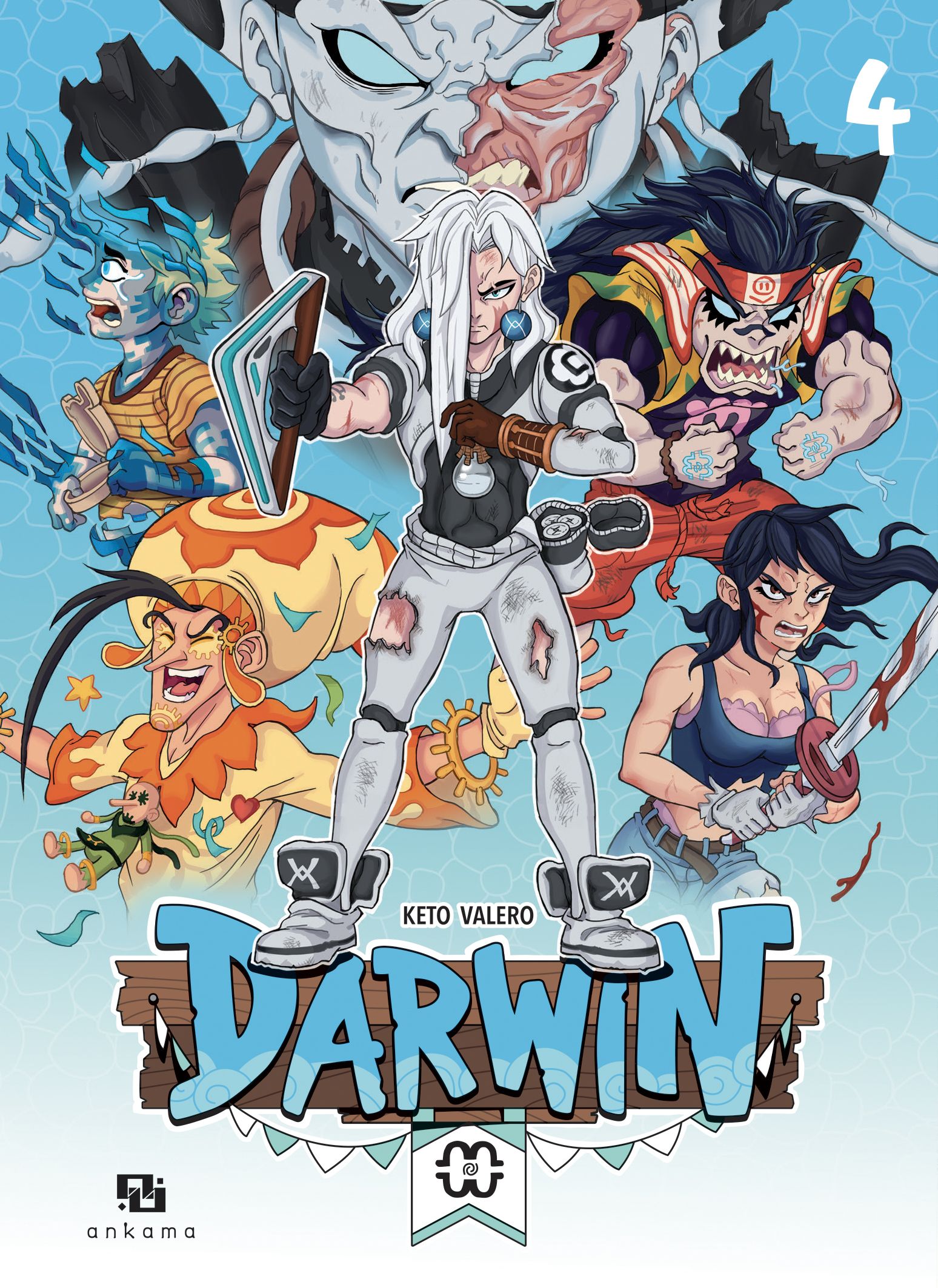  Darwin T4, manga chez Ankama de Valero