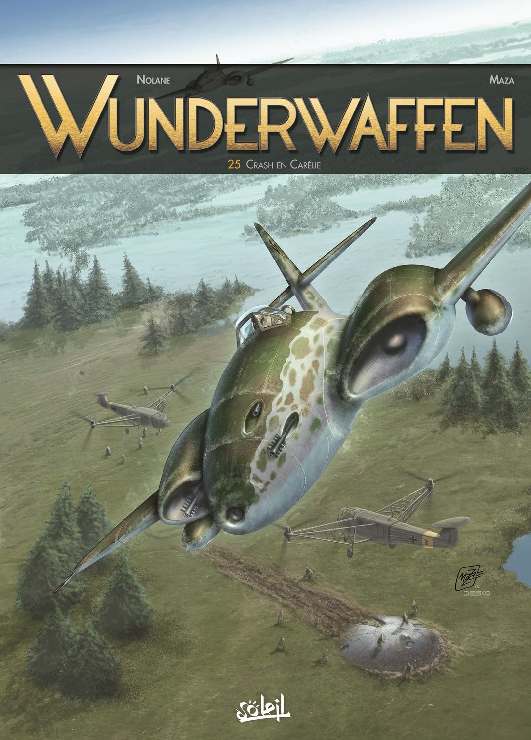  Wunderwaffen T25 : Le Fantôme du front de l'Est (0), bd chez Soleil de Richard D.Nolane, Vicanovic-Maza, Miljic