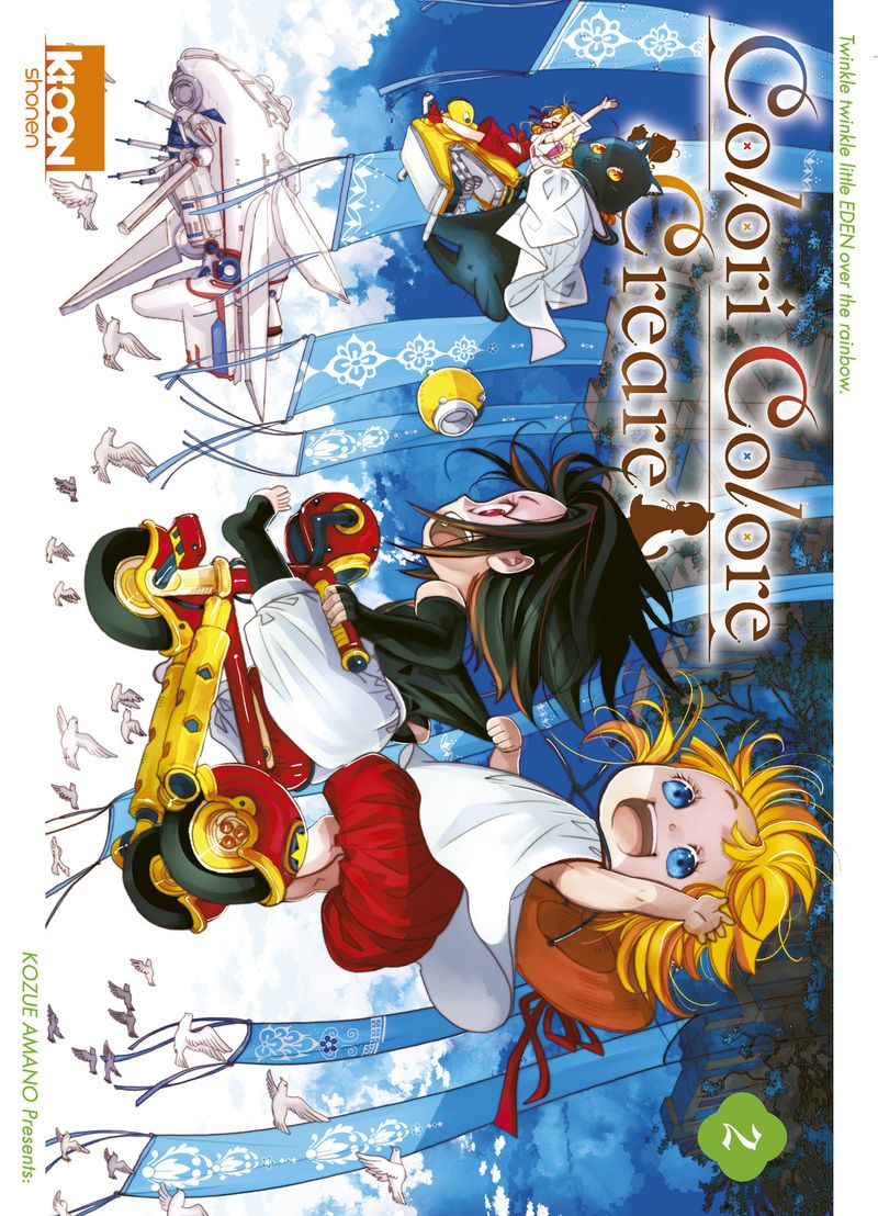  Colori colore creare T2, manga chez Ki-oon de Amano