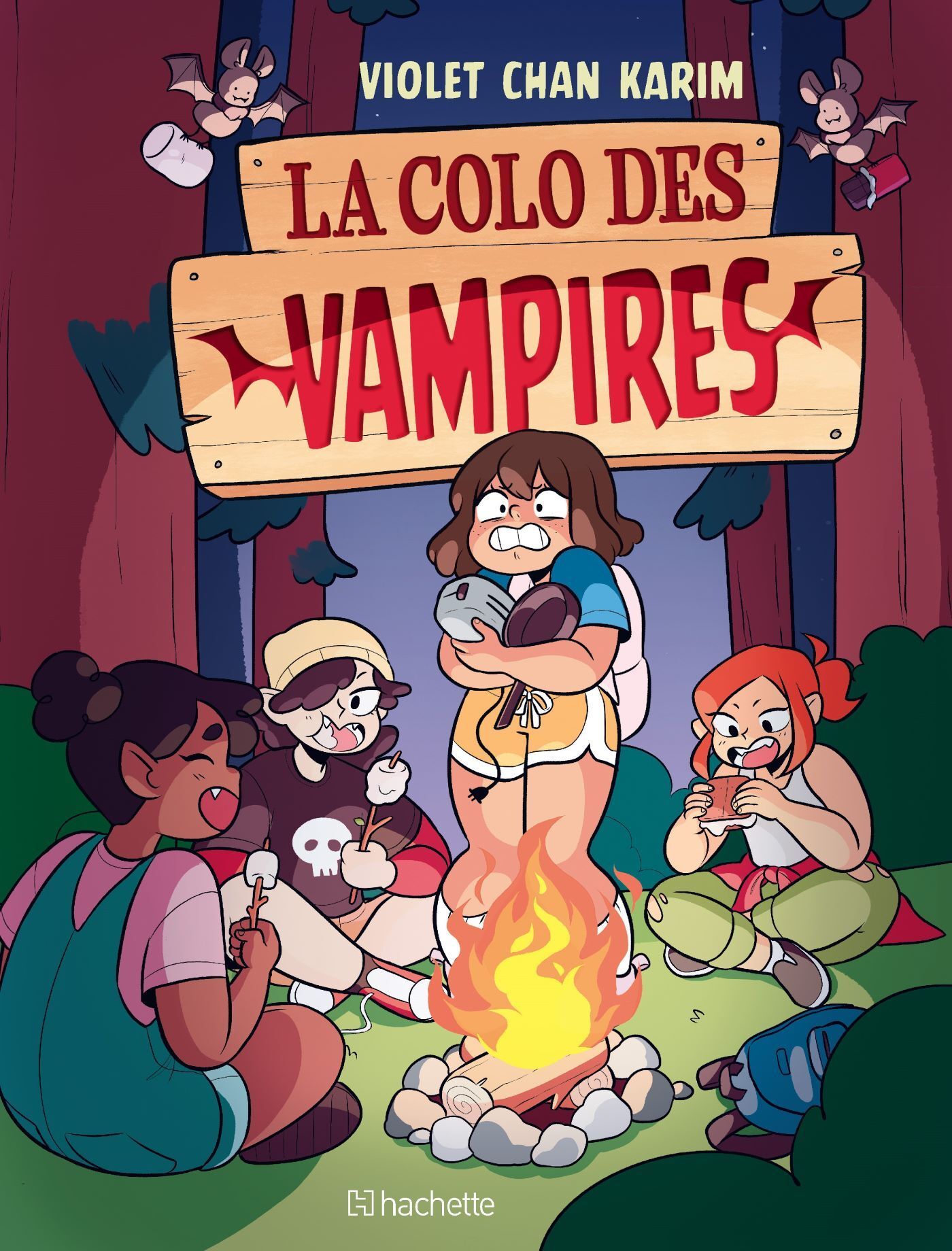 La Colo des vampires, comics chez Hachette de Chan Karim