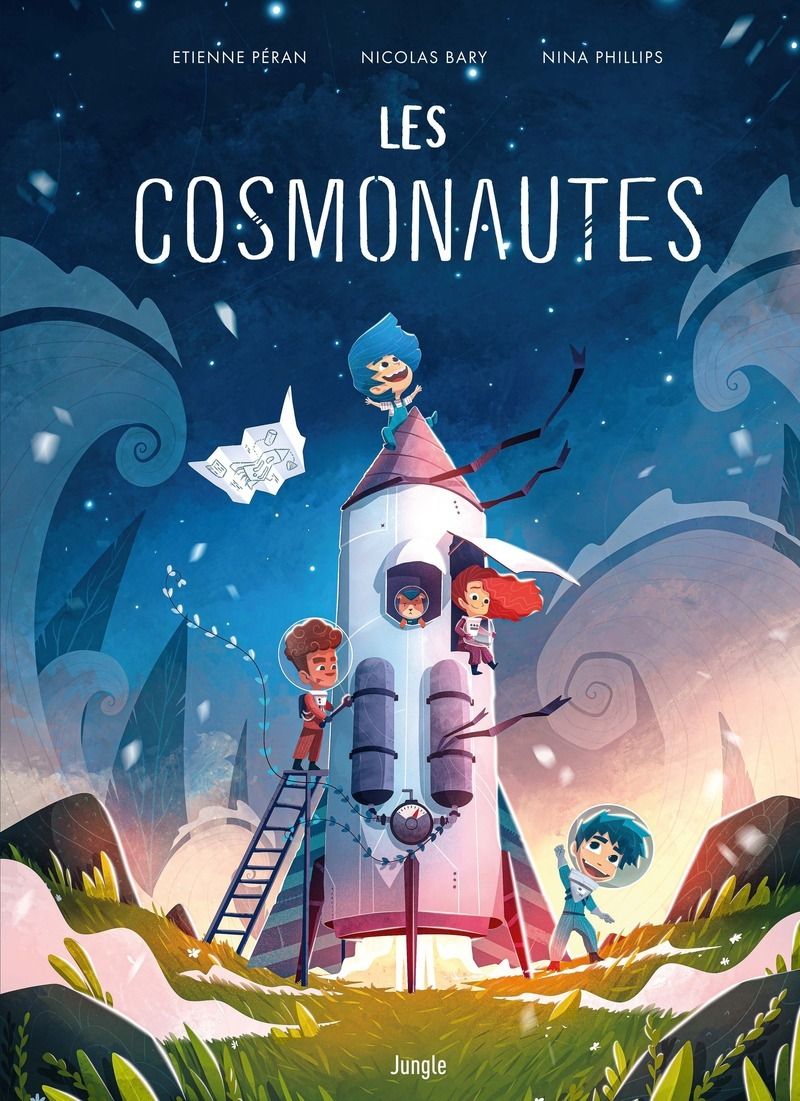 Les Cosmonautes, bd chez Jungle de Phillips, Bary, Péran