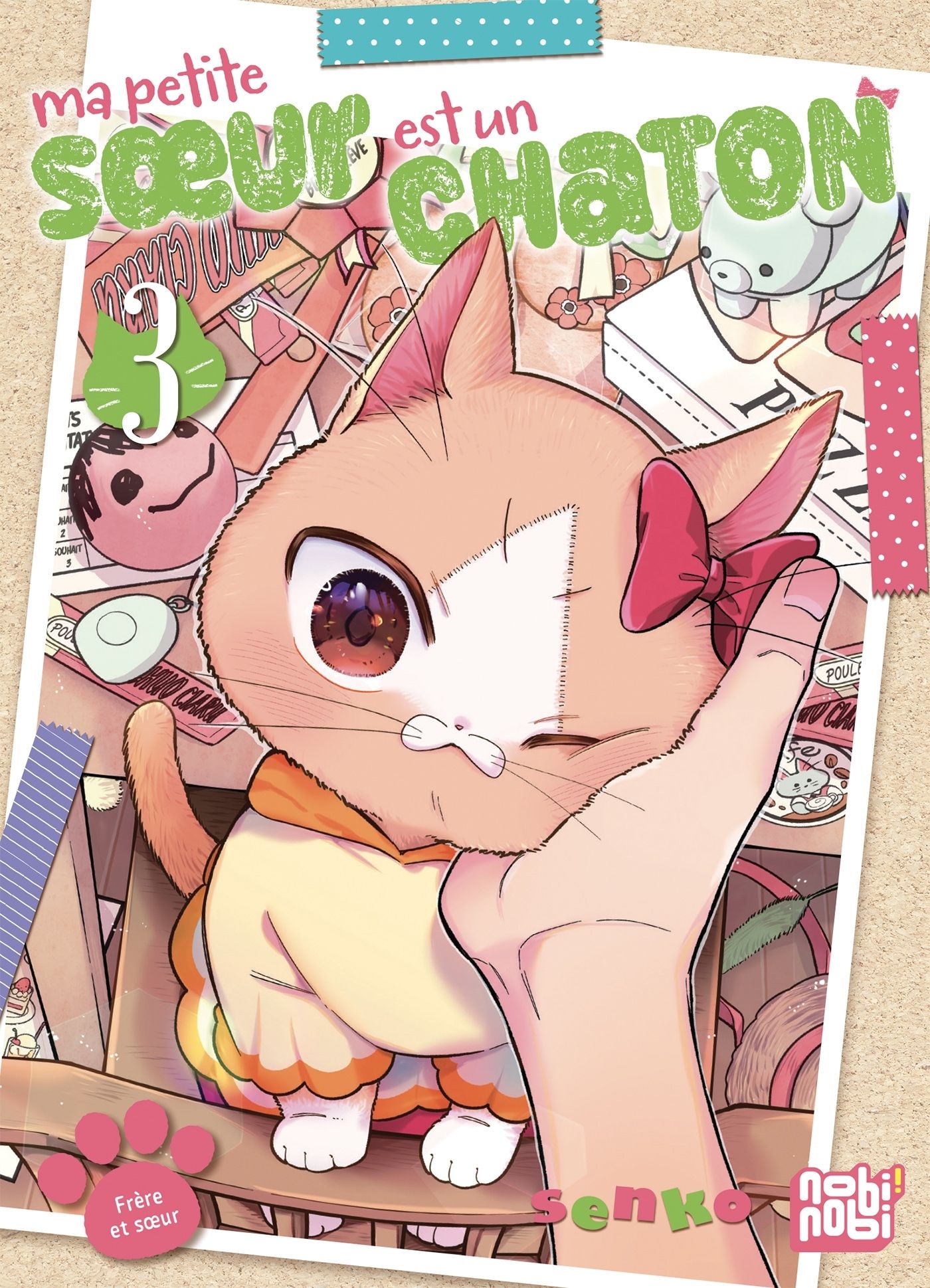 Ma petite sœur est un chaton T3, manga chez Nobi Nobi! de Senko