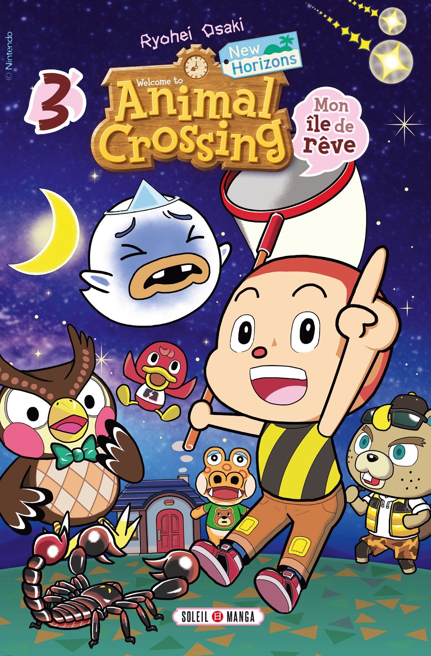  Animal crossing - Mon île de rêve T3, manga chez Soleil de Nintendo, Katô