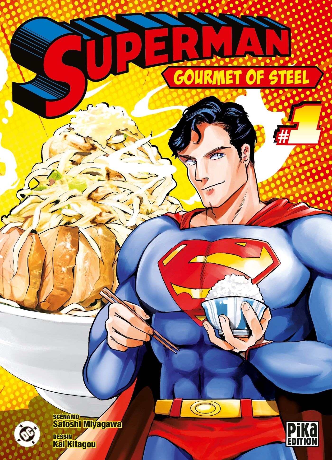  Superman gourmet of steel T1, manga chez Pika de Miyakawa
