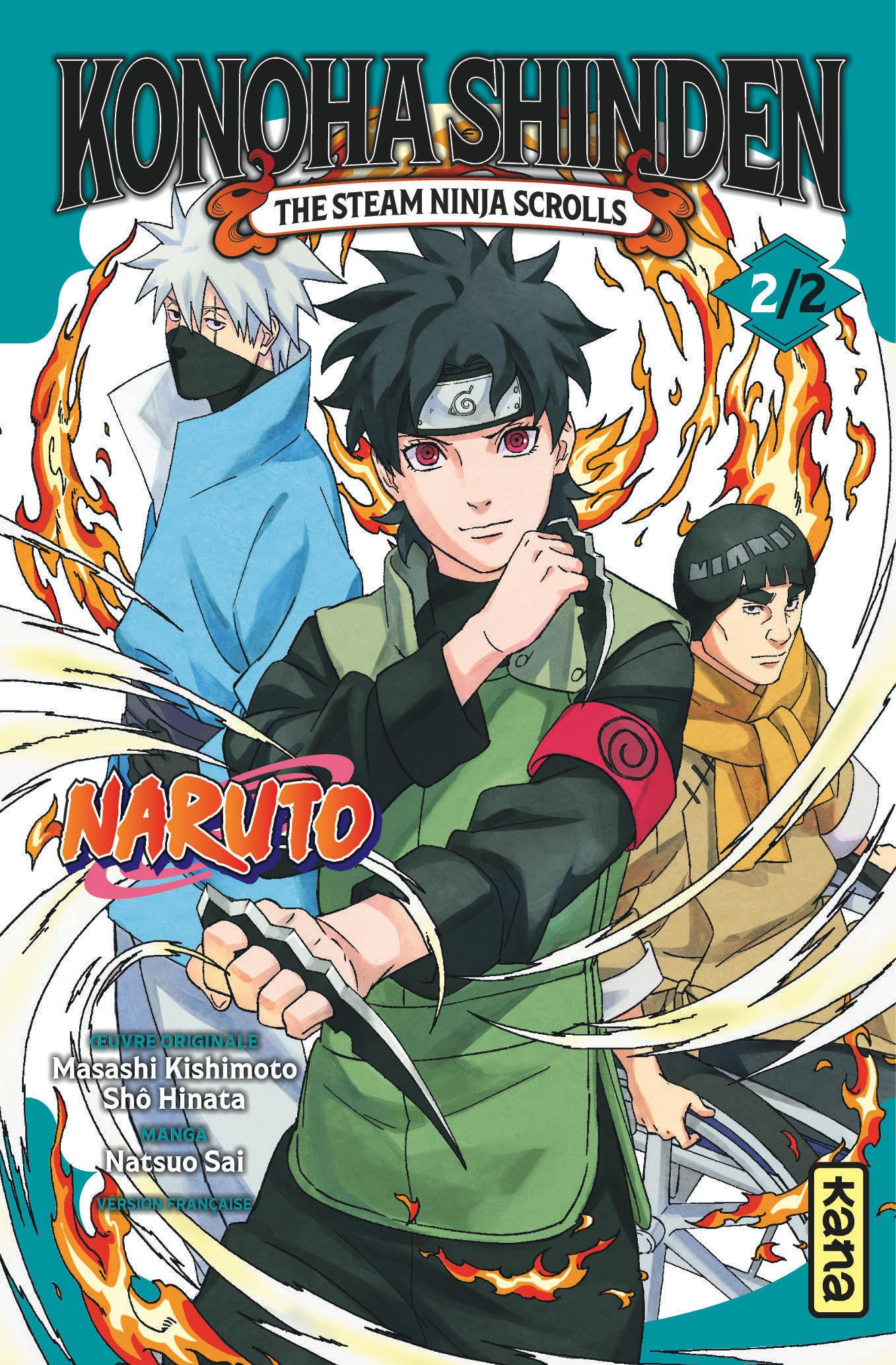  Naruto Konoha Shinden  T2, manga chez Kana de Hinata, Kishimoto, Sai