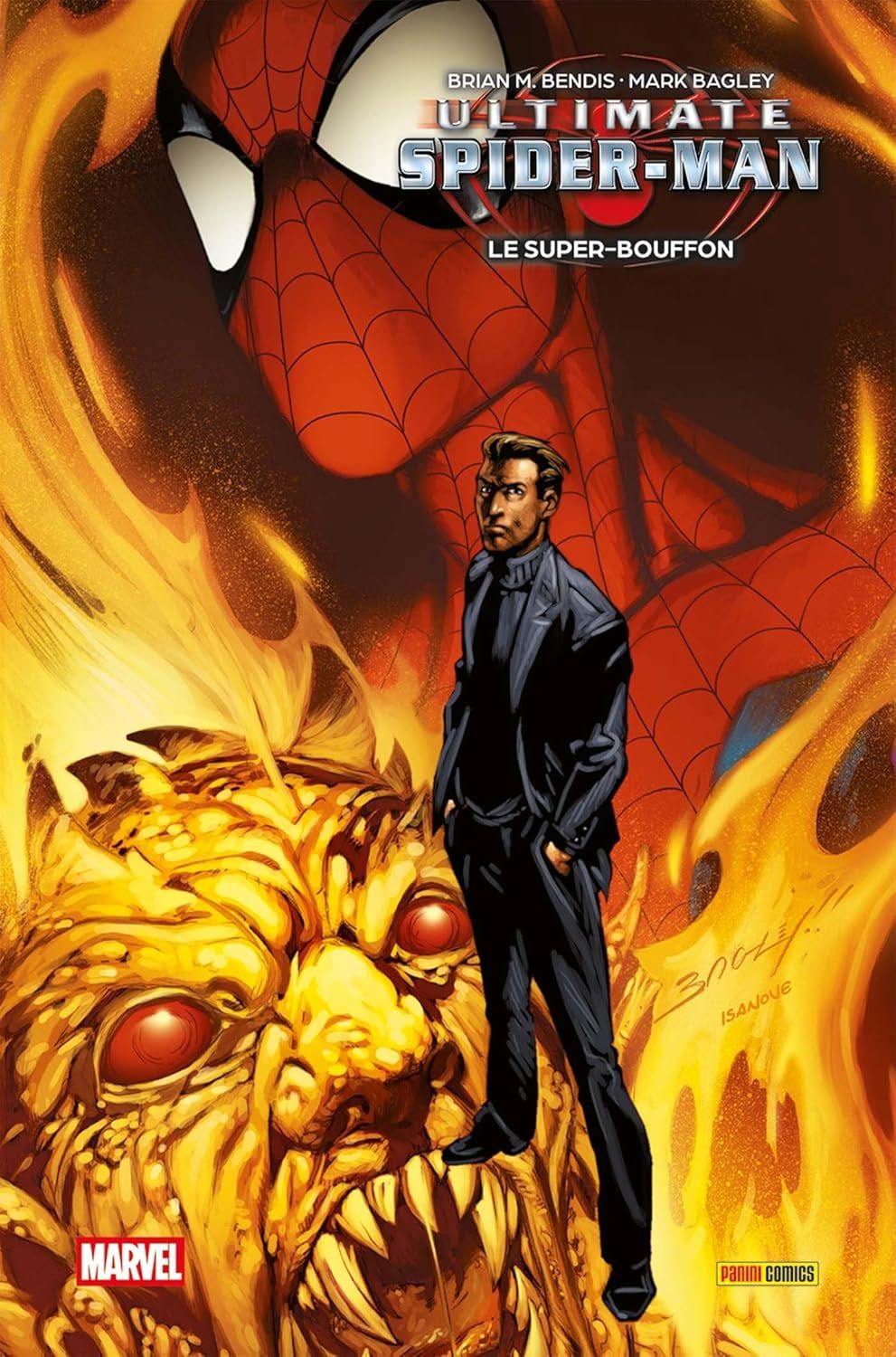  Ultimate Spider-Man  T7 : Le Super-Bouffon (0), comics chez Panini Comics de Bendis, Bagley, Smith