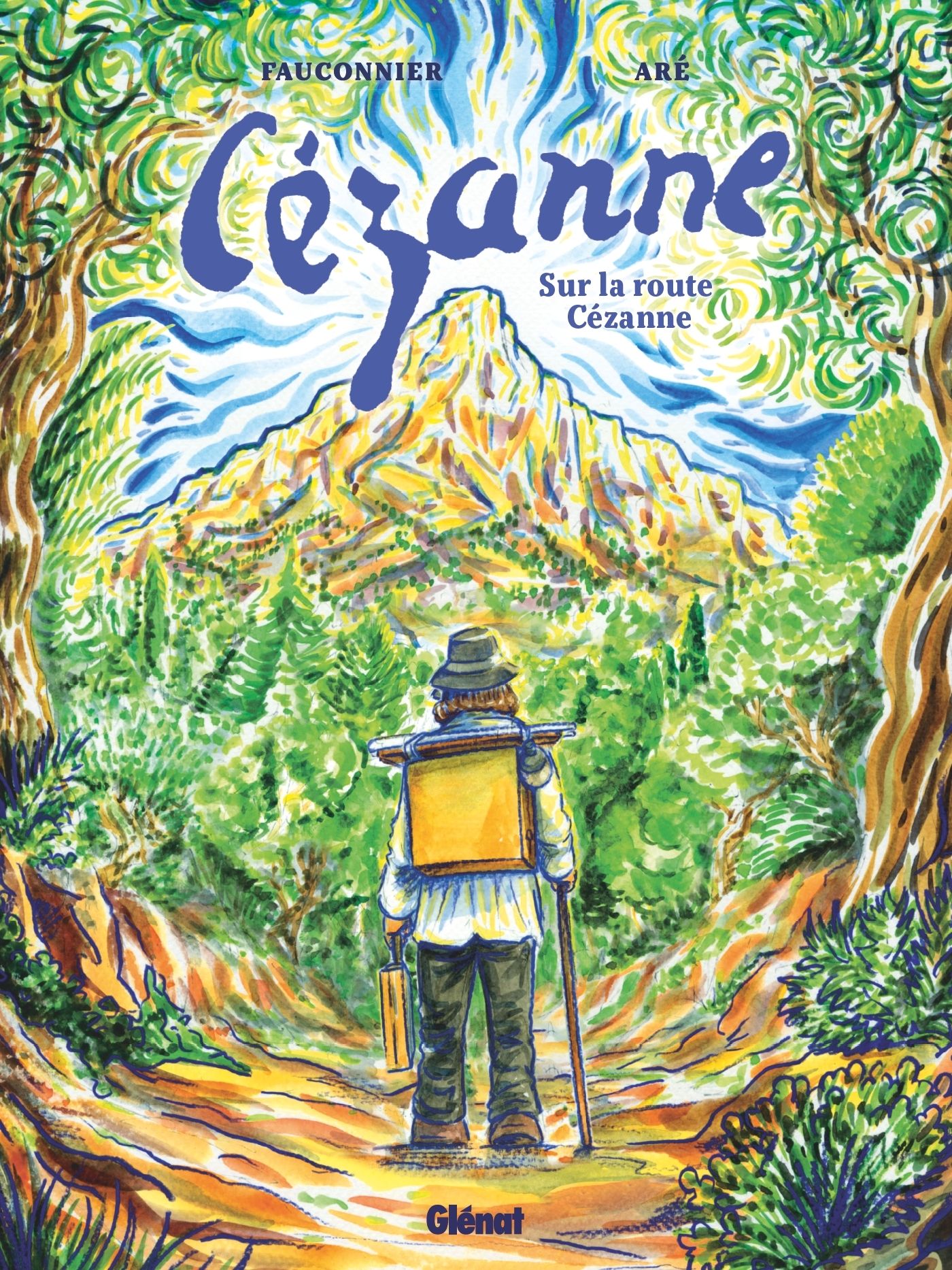 Cézanne : Sur la route Cézanne (0), bd chez Glénat de Fauconnier, Aré