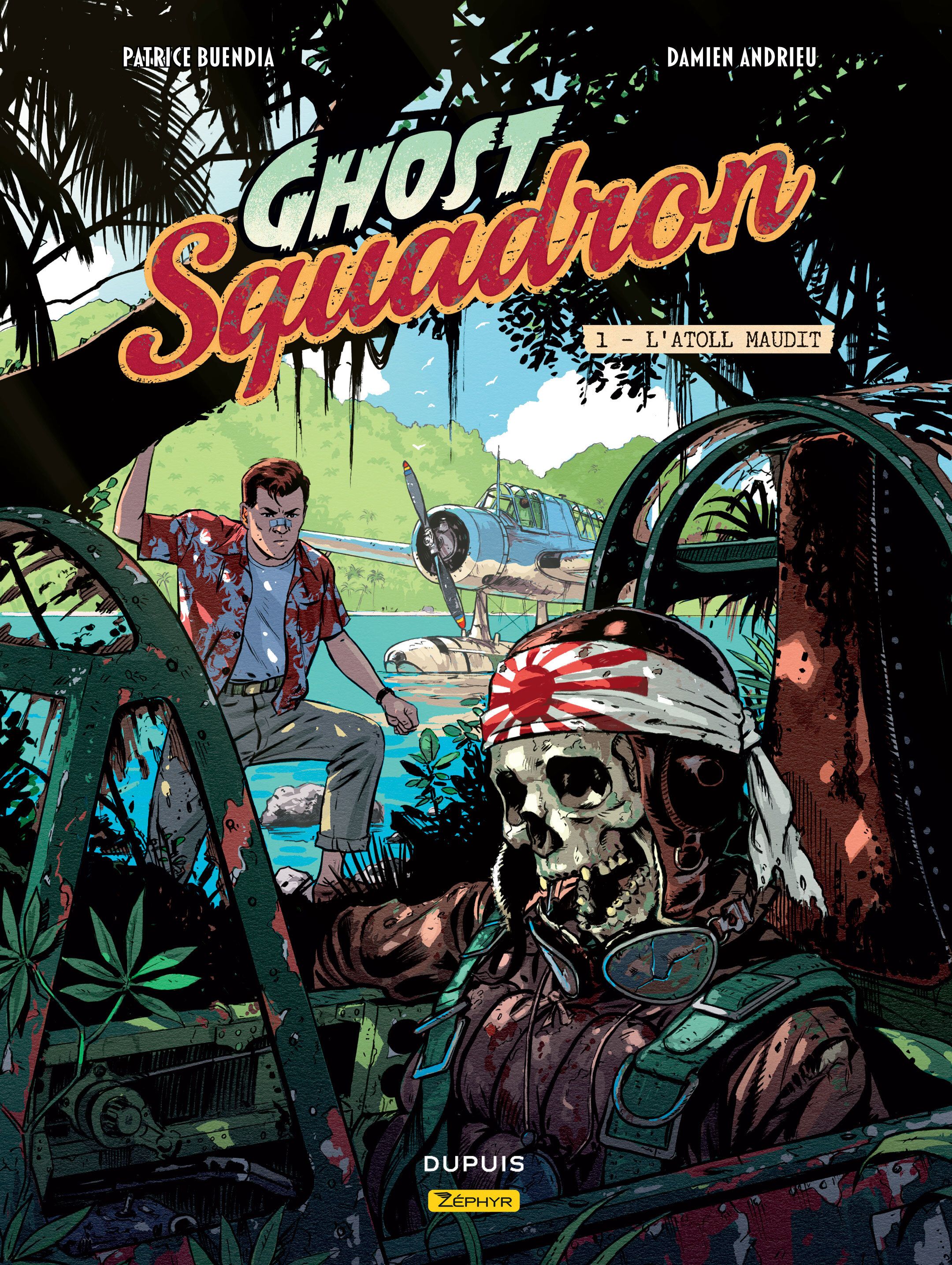  Ghost Squadron T1 : L'atoll maudit (0), bd chez Zéphyr de Buendia, Andrieu