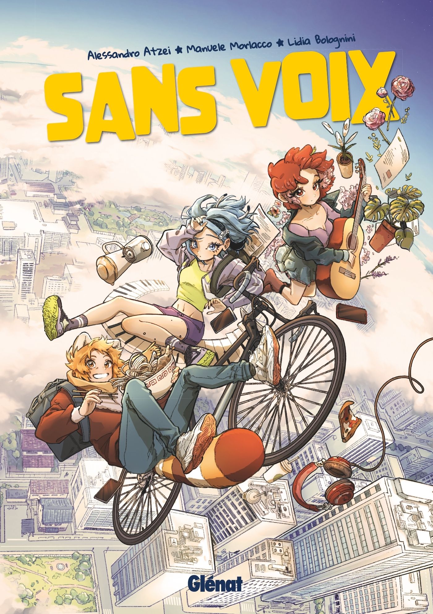 Sans voix, bd chez Glénat de Atzei, Bolognini