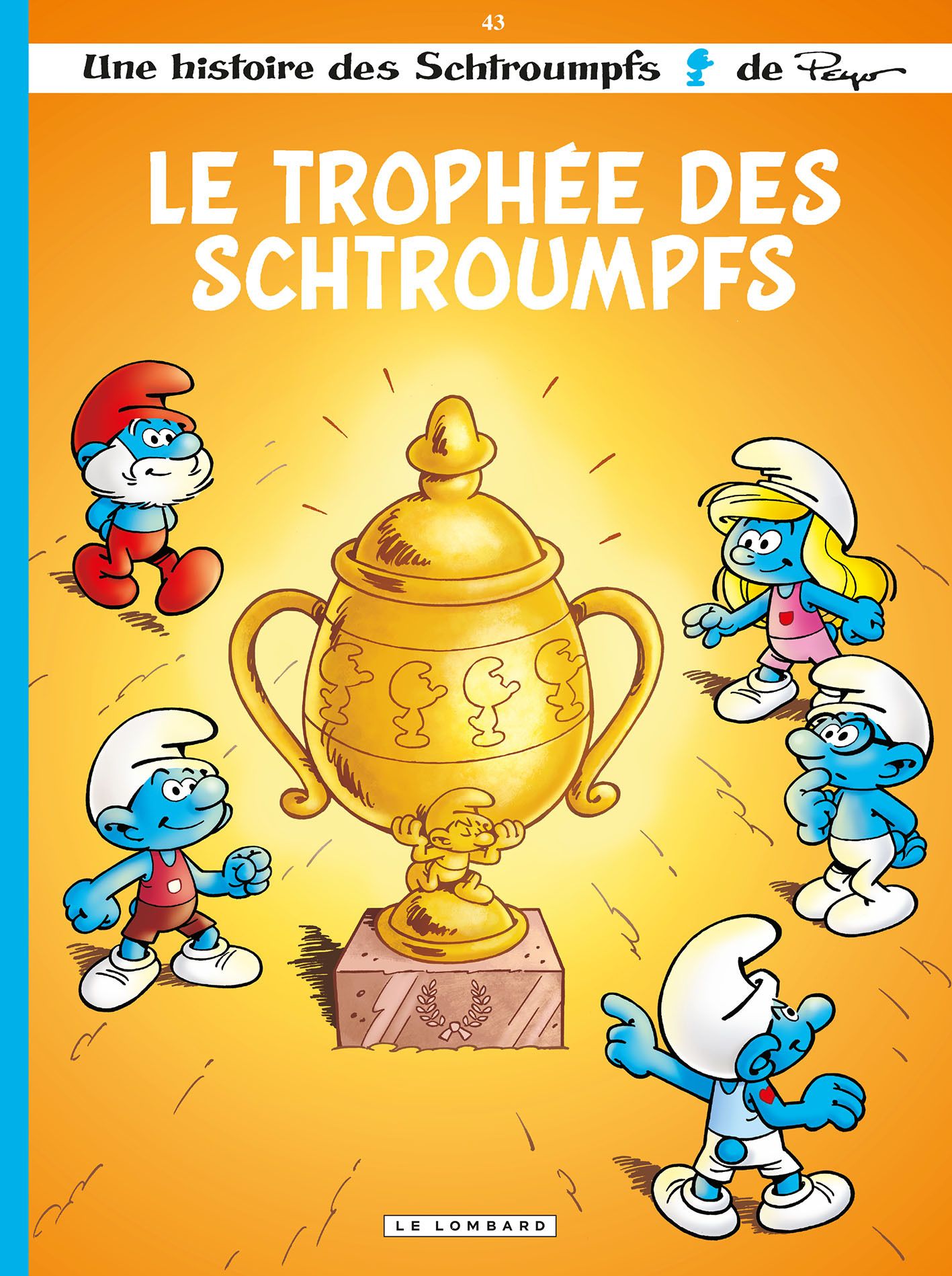 Les Schtroumpfs T53 : le trophée des Schtroumpfs (0), bd chez Le Lombard de Culliford, Dubuisson, Borecki