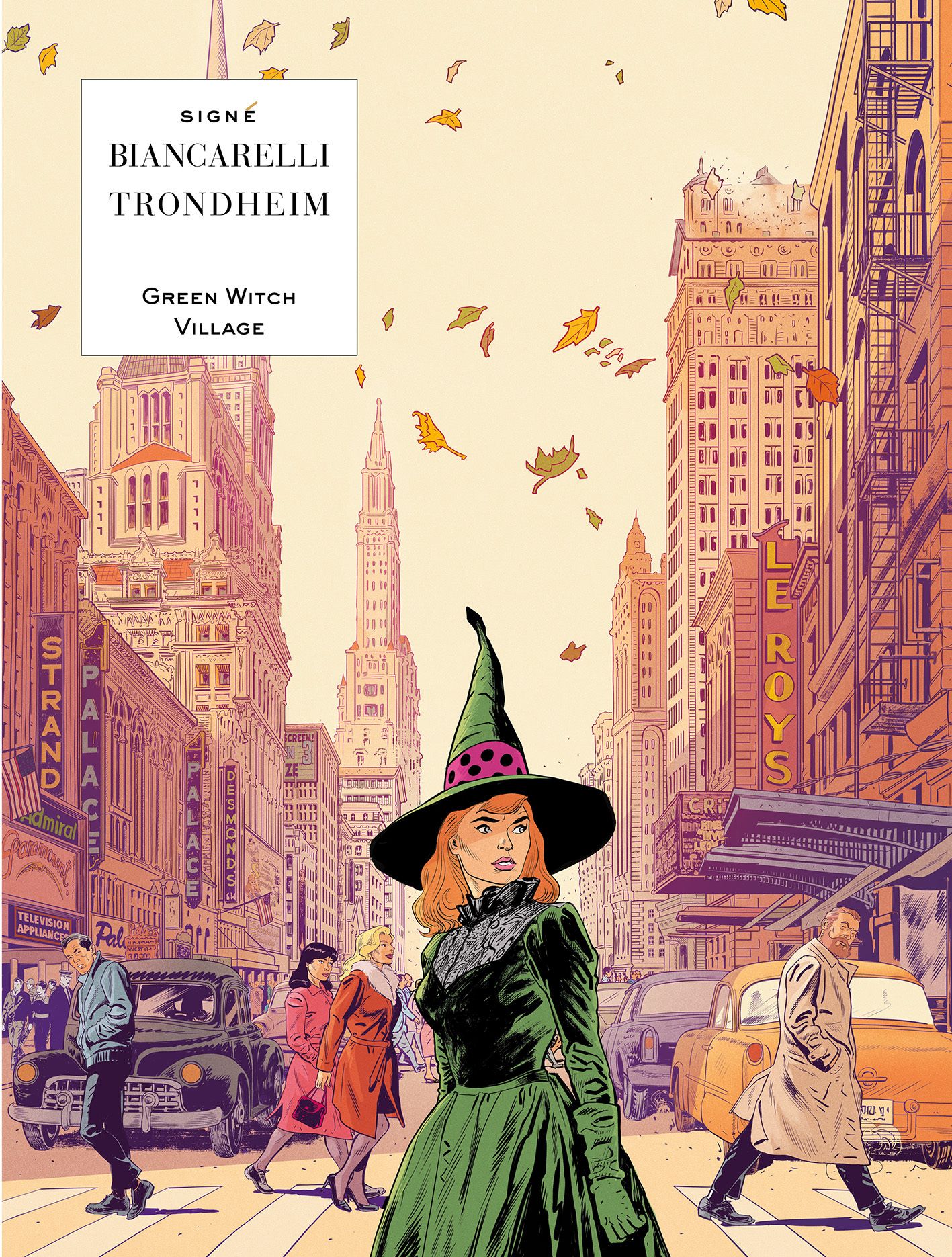 Green Witch Village, bd chez Le Lombard de Trondheim, Biancarelli, Maffre