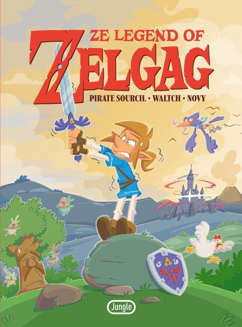 Ze legend of Zelgag, bd chez Jungle de Pirate sourcil, Waltch, Novy
