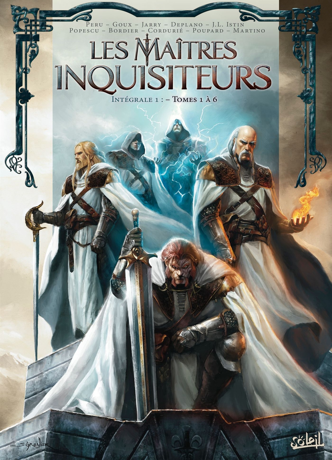 Les Maîtres inquisiteurs T1 : Intégrale cycle 1 (0), bd chez Soleil de Jarry, Peru, Cordurié, Istin, Popescu, Martino, Dellac, Poupard, Goux, Bordier, Deplano, Digikore studio, Jacquemoire