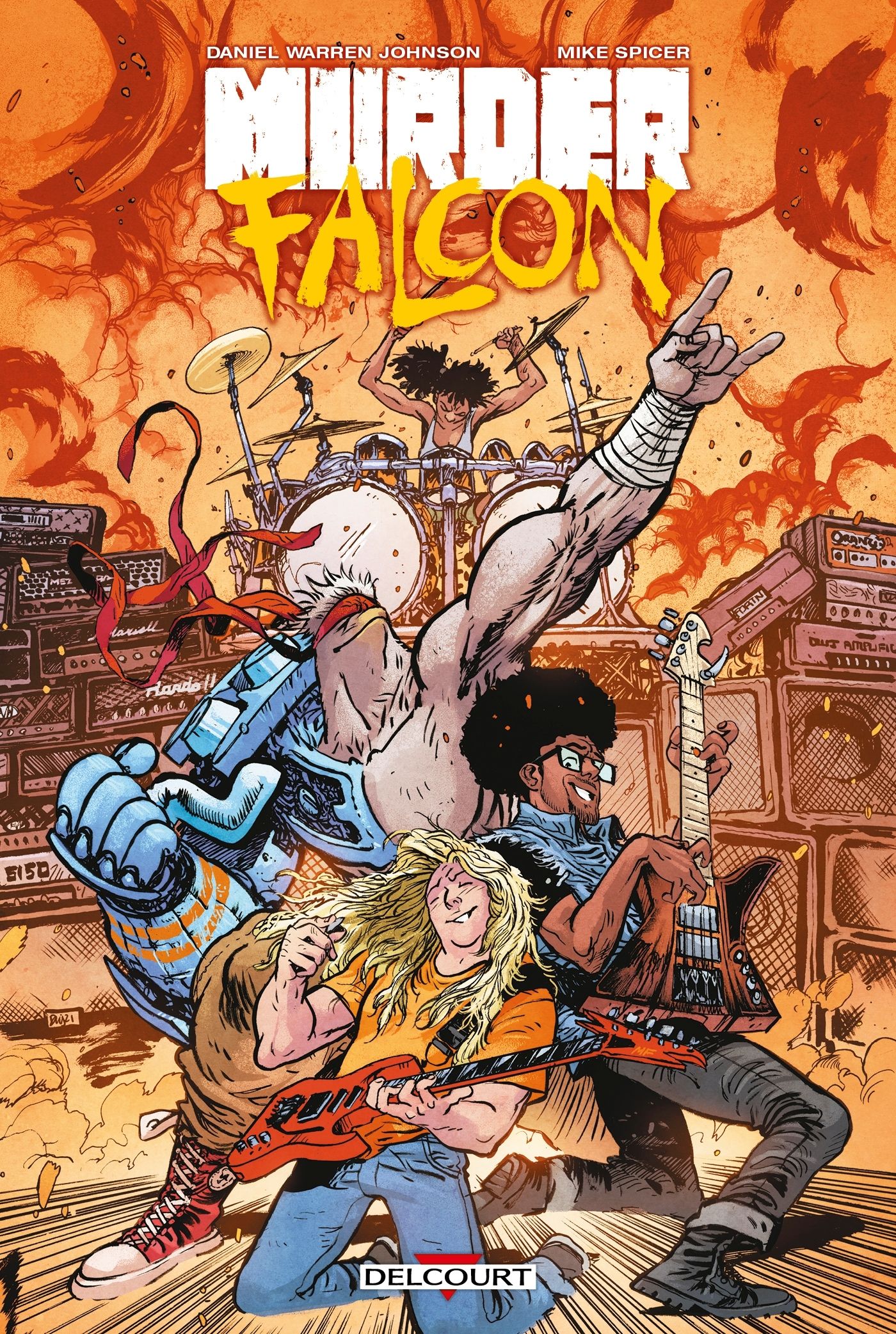 Murder Falcon, comics chez Delcourt de Johnson, Spicer