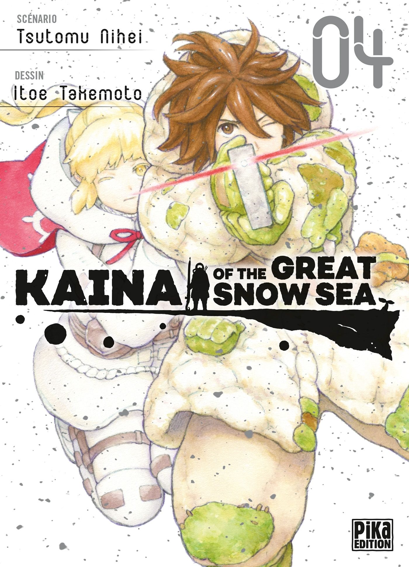  Kaina of the great snow sea T4, manga chez Pika de Nihei, Takemoto