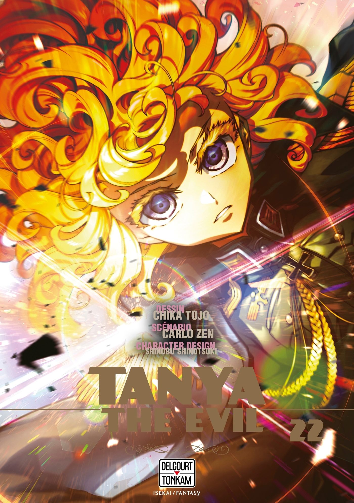  Tanya the evil T22, manga chez Delcourt Tonkam de Carlo, Tôjô