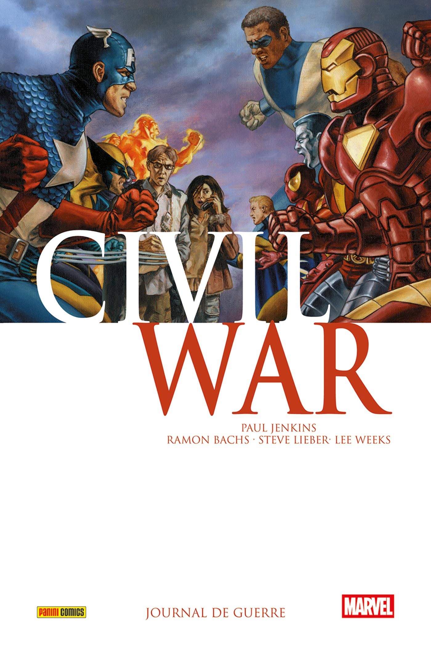  Civil War T5 : Journal de guerre  (0), comics chez Panini Comics de Jenkins, Collectif, Watson