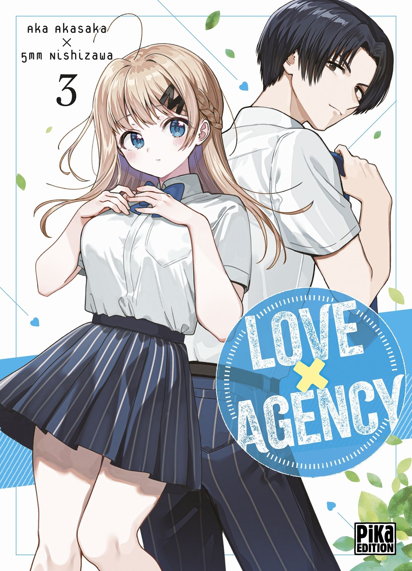  Love agency T3, manga chez Pika de Akasaka, 5mm Nishizawa