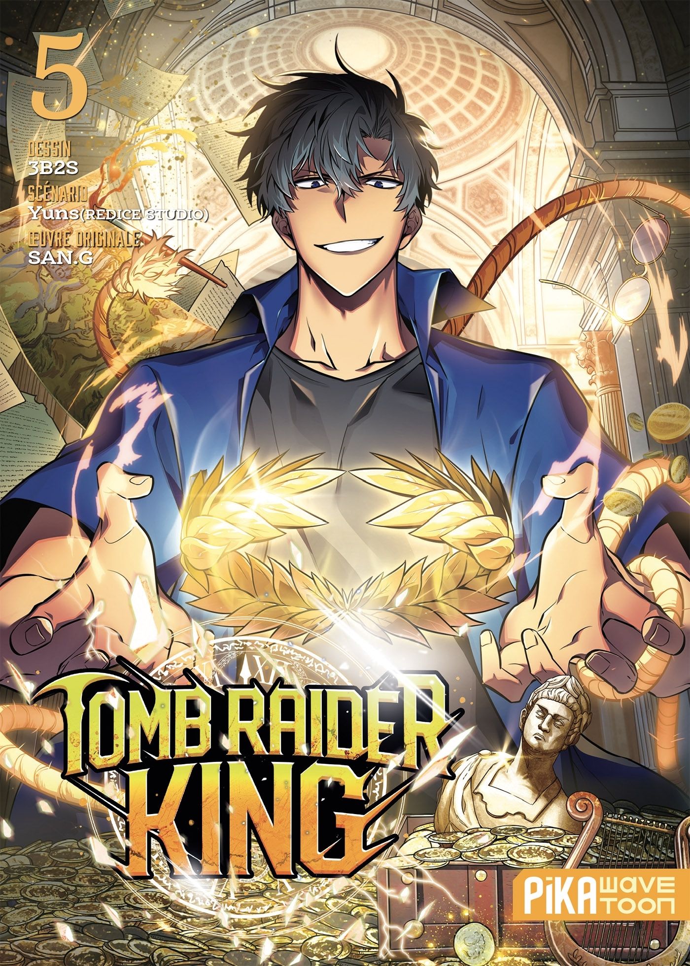  Tomb Raider King T5, manga chez Pika de Yuns (Redice Studio), SAN.G, 3B2D