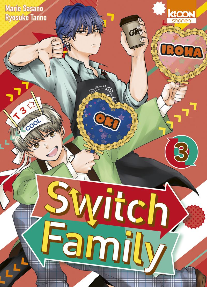  Switch family T3, manga chez Ki-oon de Tanno, Sasano