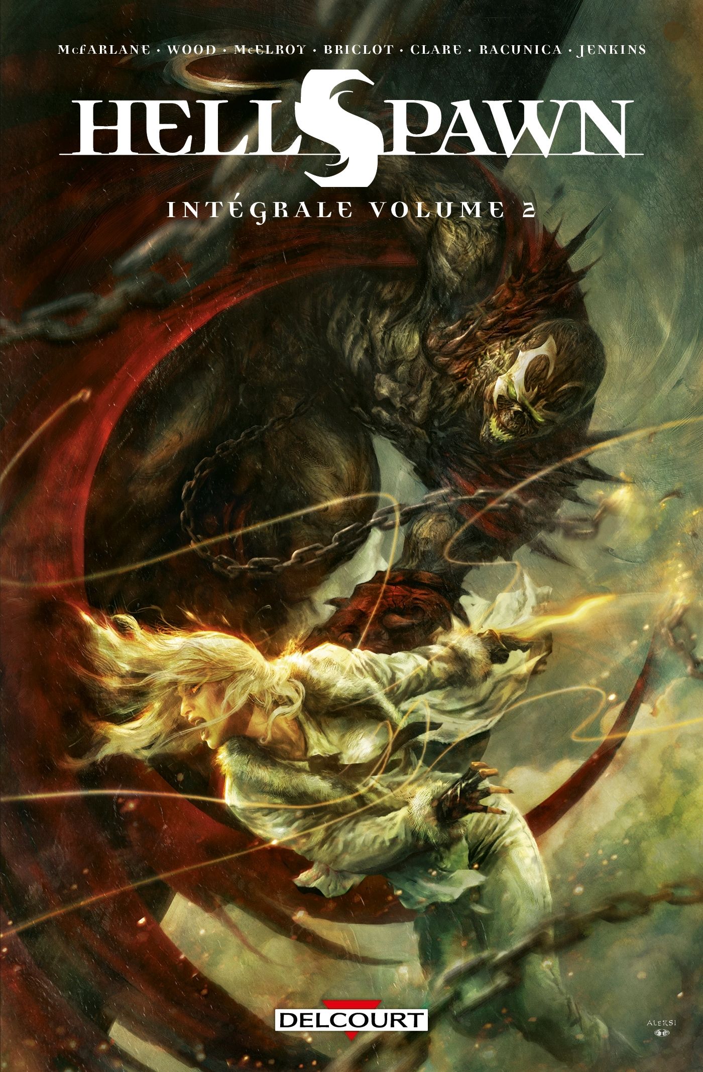 Hellspawn T2, comics chez Delcourt de McFarlane, Clare, Niles, Nikolavitch, Jenkins, Hine, Briclot, Wood