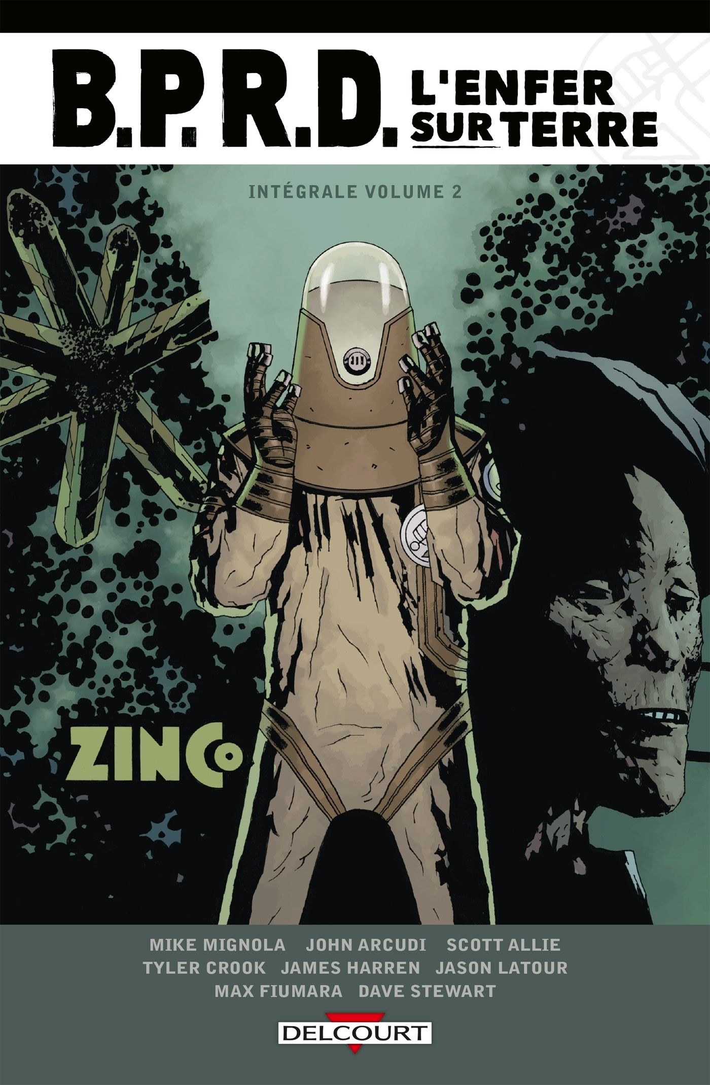  B.P.R.D. - L'enfer sur Terre T2, comics chez Delcourt de Mignola, Arcudi, Allie, Crook, Harren, Latour, Fiumara, Stewart