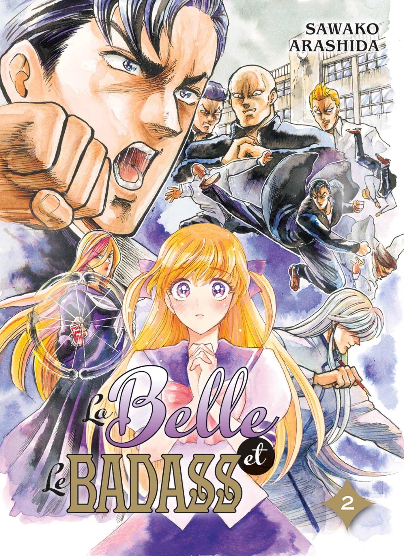 La belle et le badass  T2, manga chez Panini Comics de Arashida