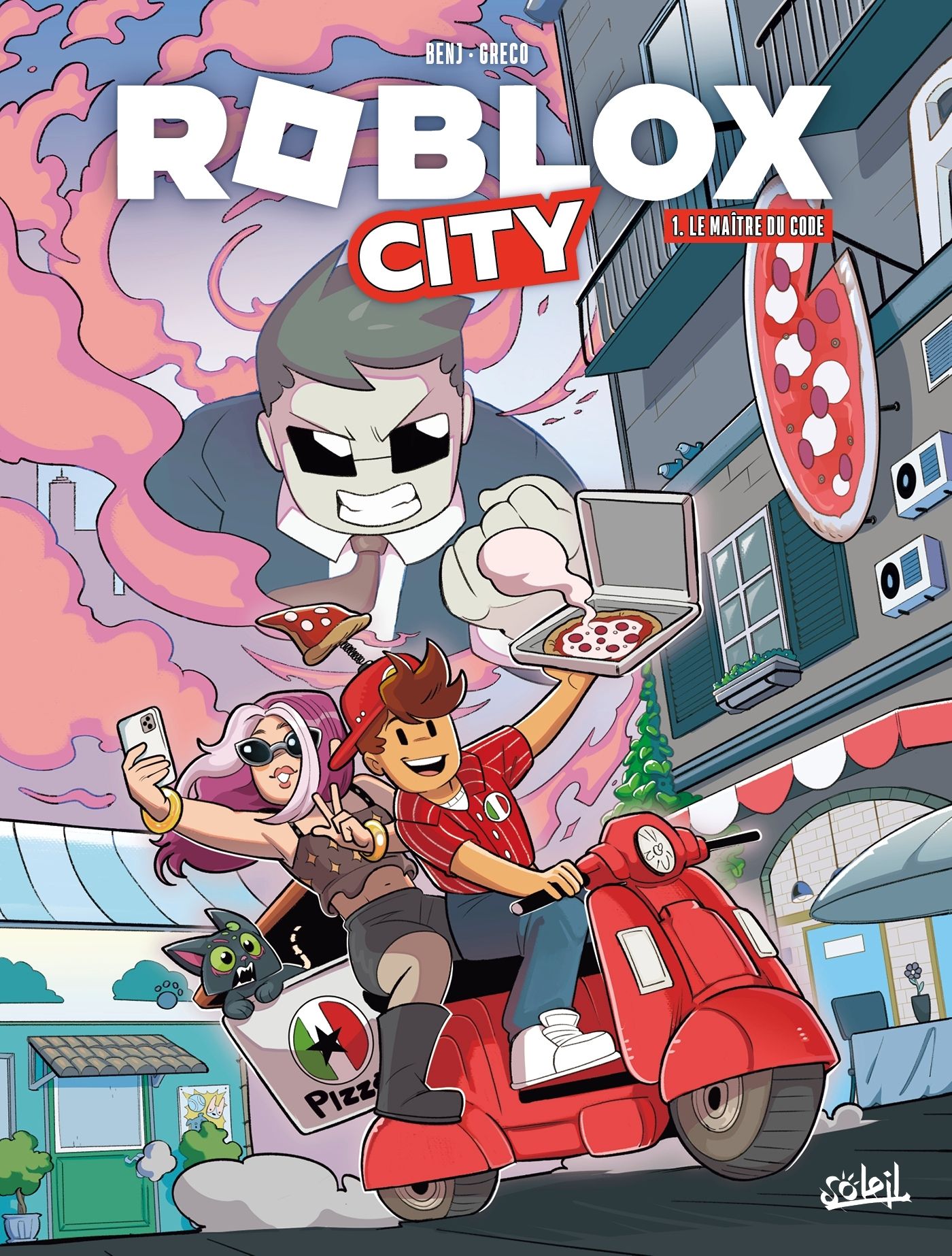Roblox City T1 : Le maître du code (0), bd chez Soleil de Benj, Greco