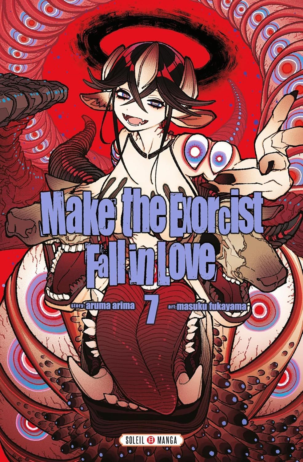 Make the exorcist fall in love T7, manga chez Delcourt Tonkam de Arima, Fukuyama