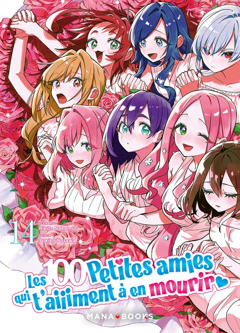 Les 100 petites amies qui t’aiiiment à en mourir T14, manga chez Mana Books de Nakamura, Nozawa