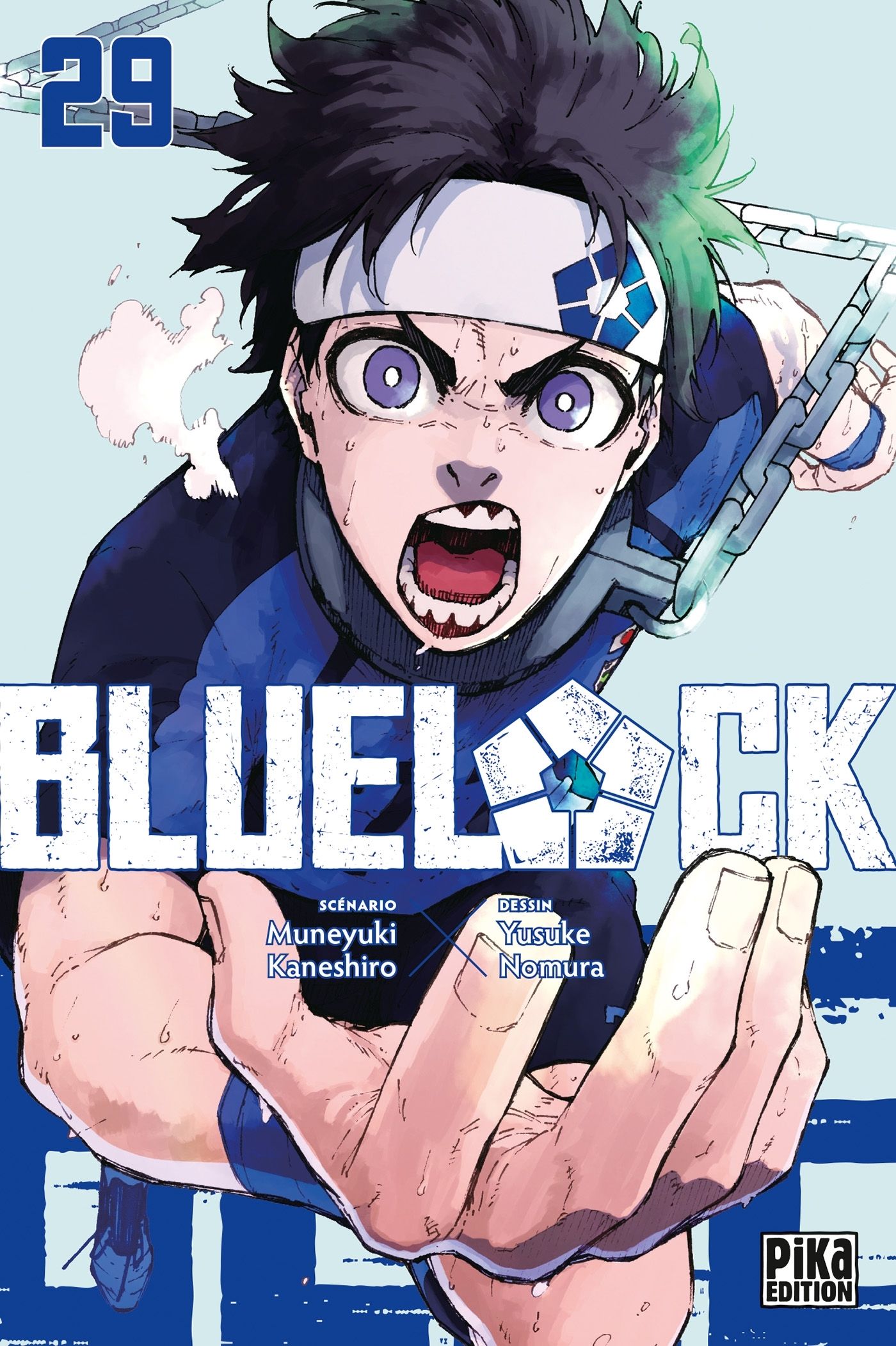 Blue lock T29, manga chez Pika de Kaneshiro, Nomura