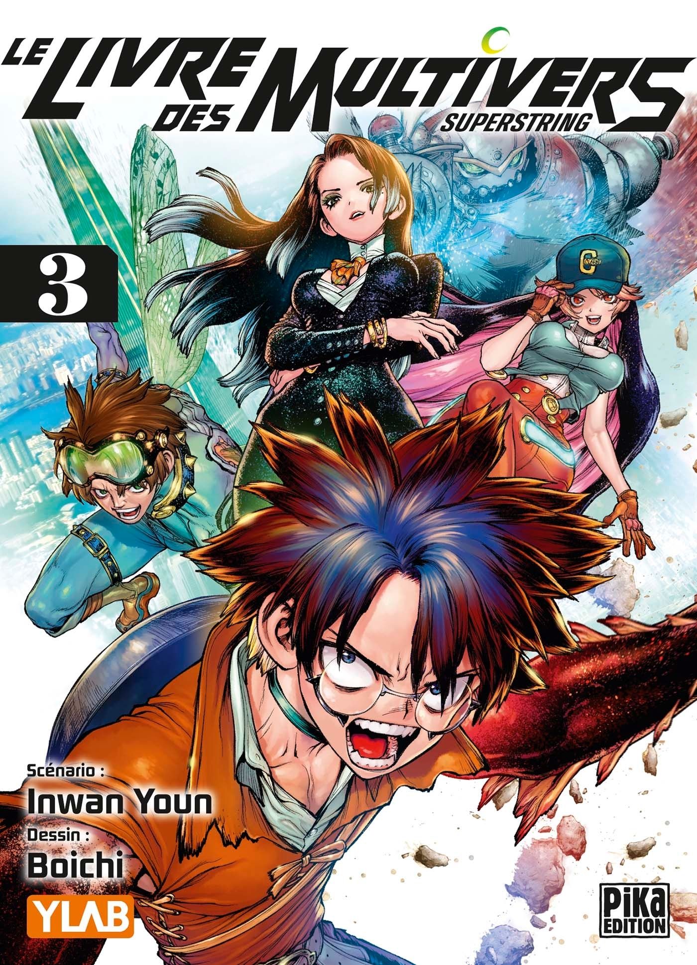 Le livre des multivers T3, manga chez Pika de Inwan Youn, Boichi