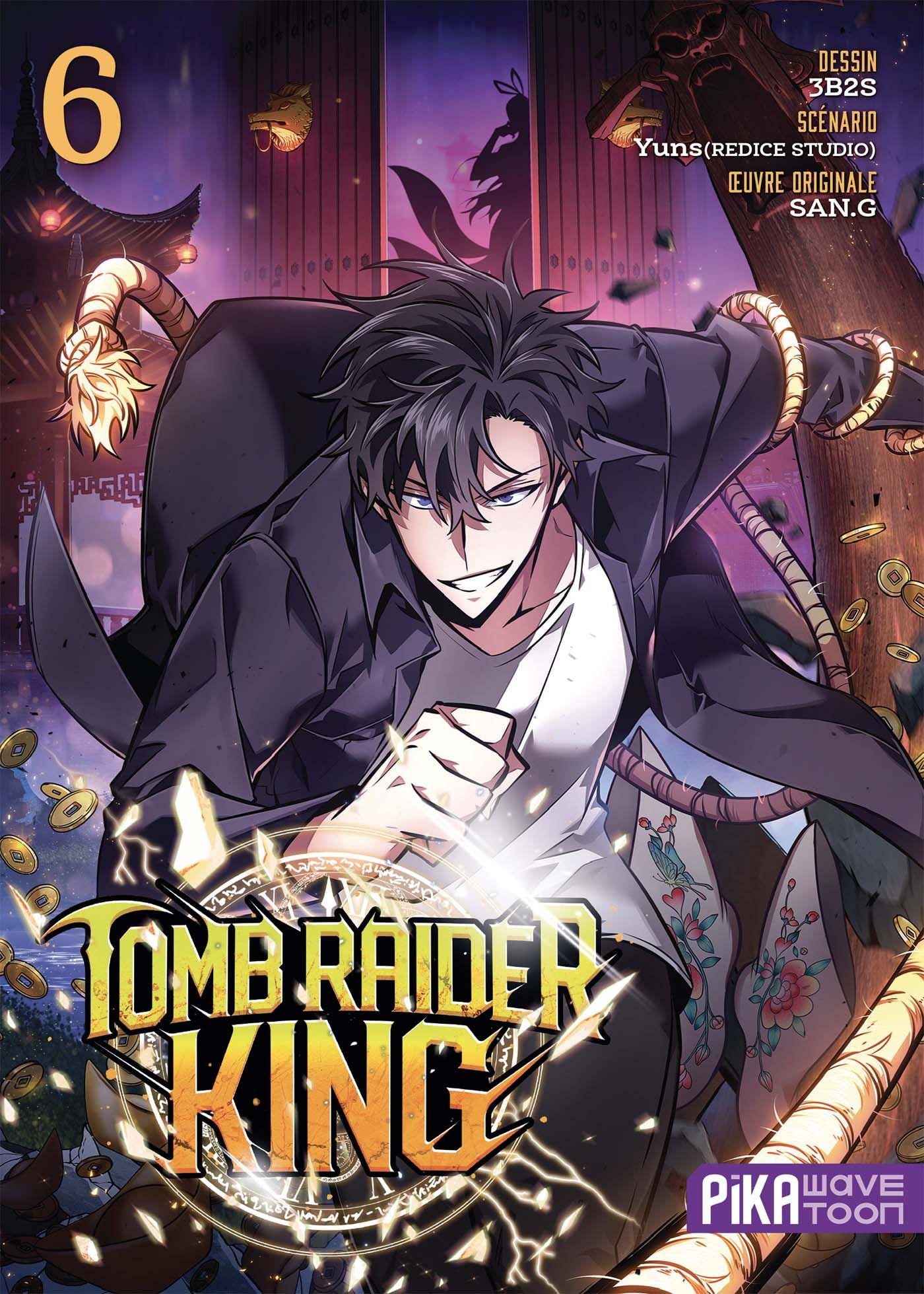  Tomb Raider King T6, manga chez Pika de Yuns (Redice Studio), SAN.G, 3B2D
