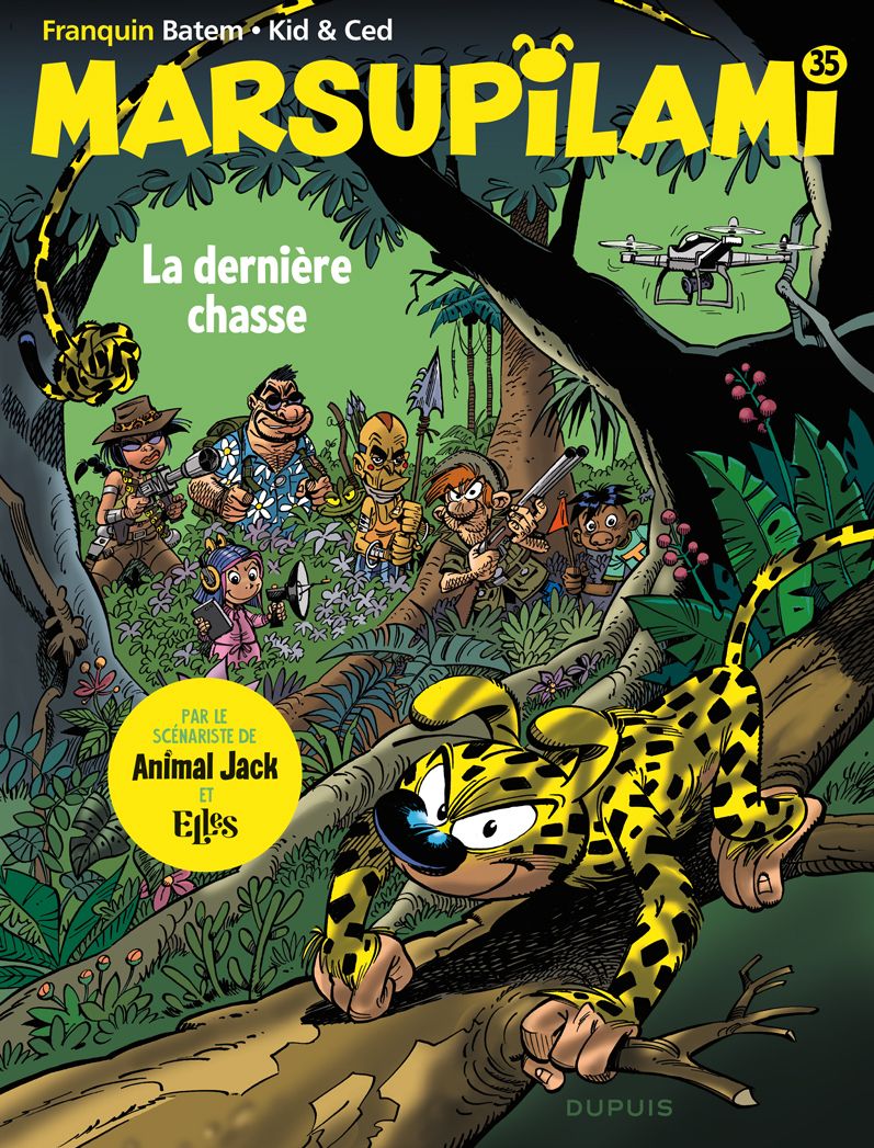  Marsupilami T35 : La dernière chasse (0), bd chez Dupuis de Ced, Toussaint, Batem, Cerise