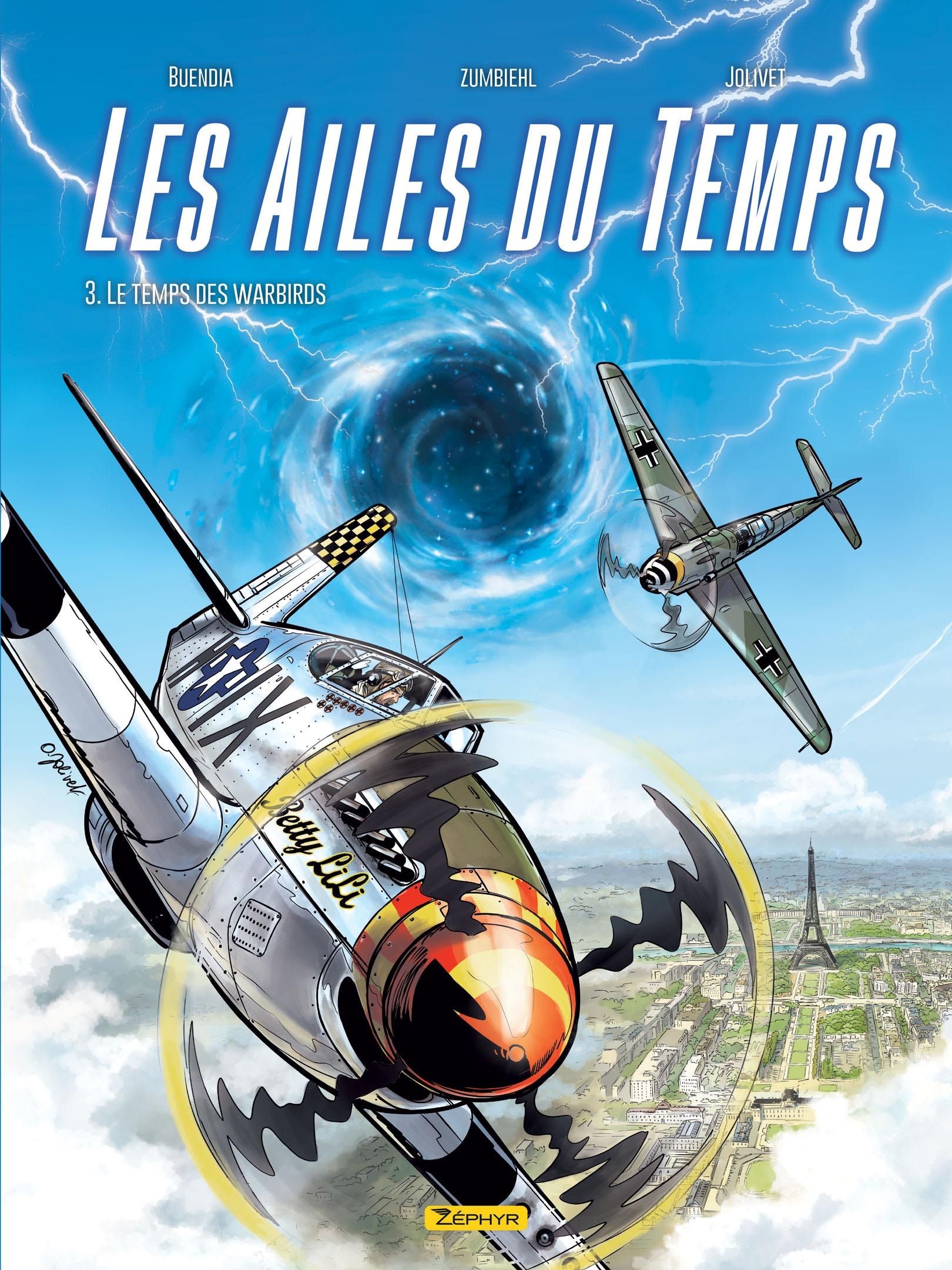 Les Ailes du temps T3 : Le temps des Warbirds (0), bd chez Zéphyr de Jolivet, Buendia, Zumbiehl, Caniaux